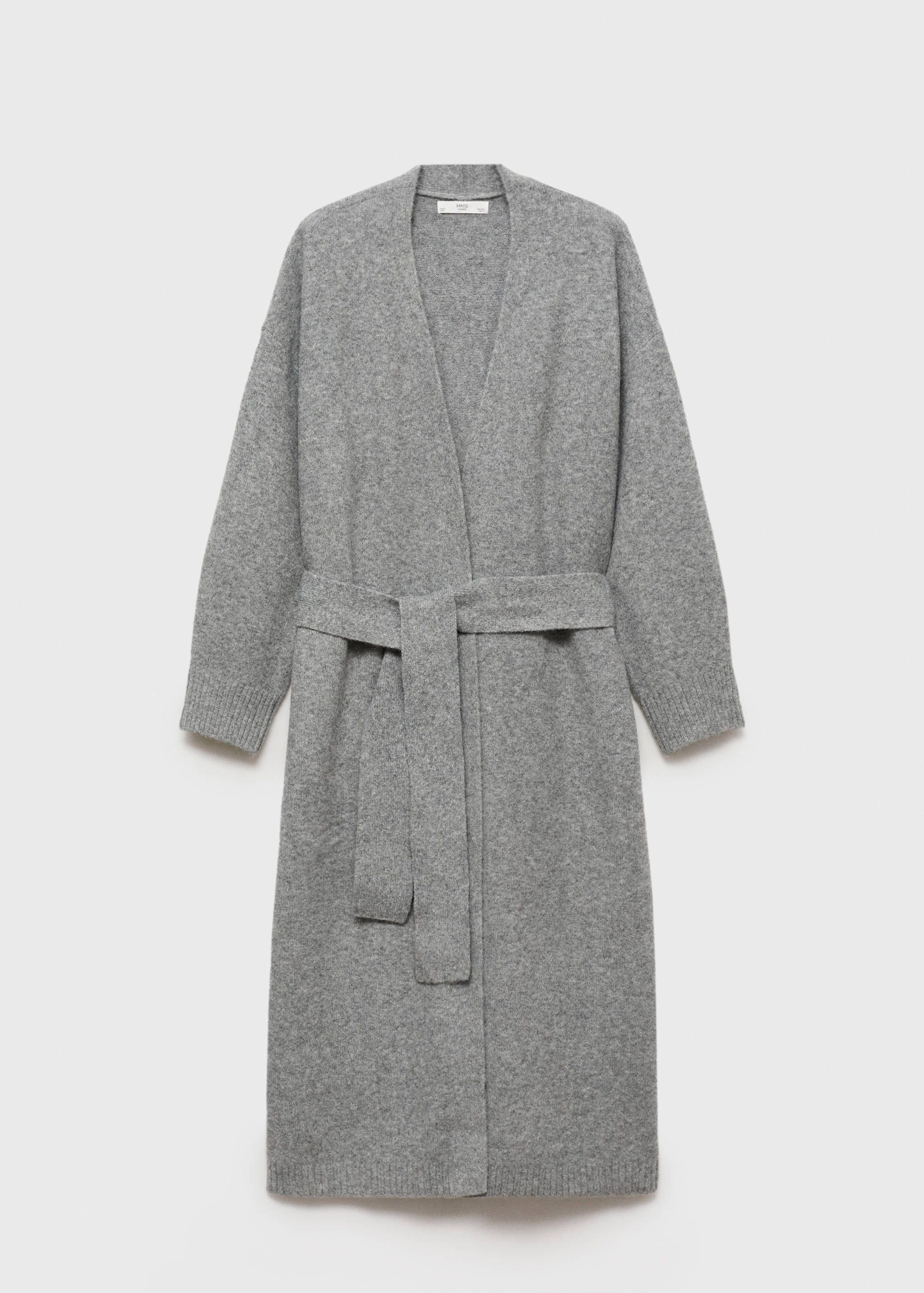 Oversized knitted cardigan - Article without model