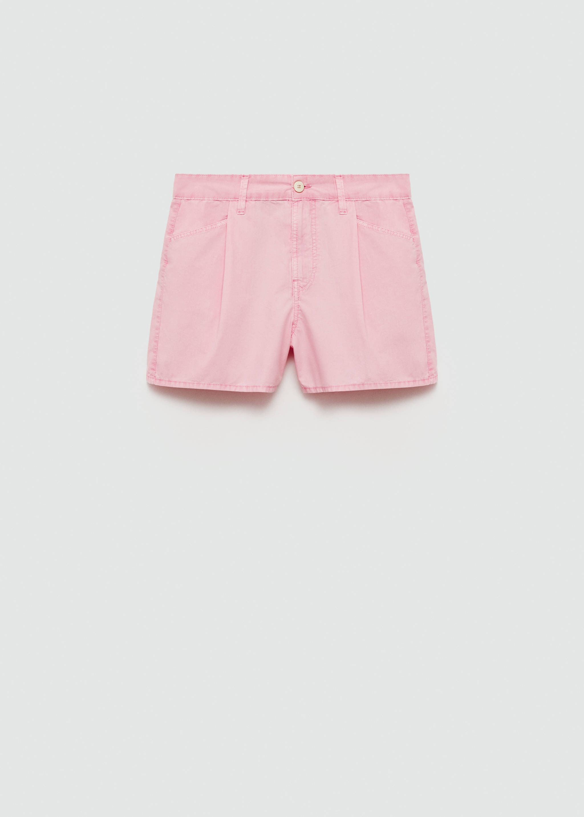 Straight-fit denim shorts - Article without model