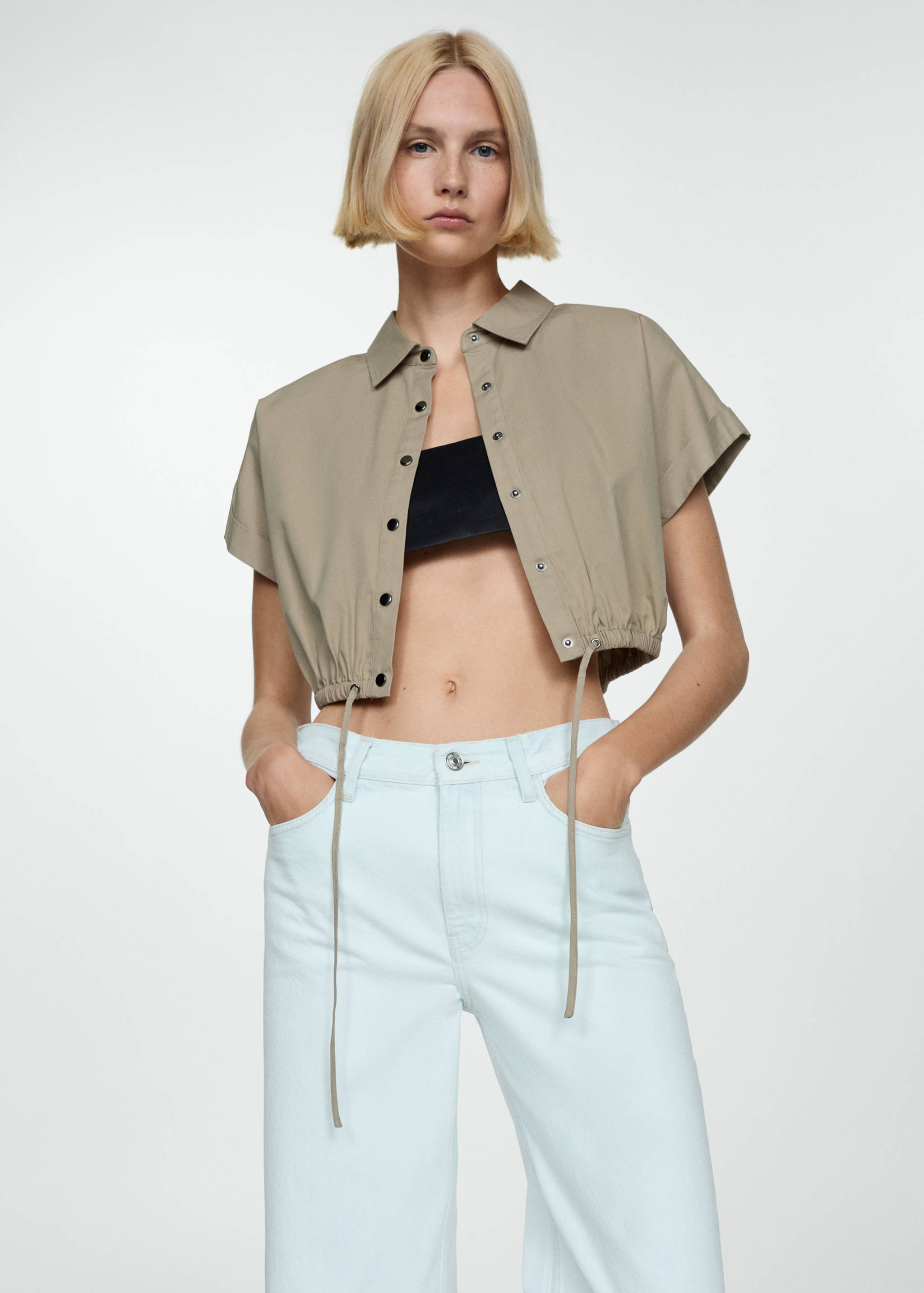 Jeans wide leg tiro alto - Detalle del artículo 1