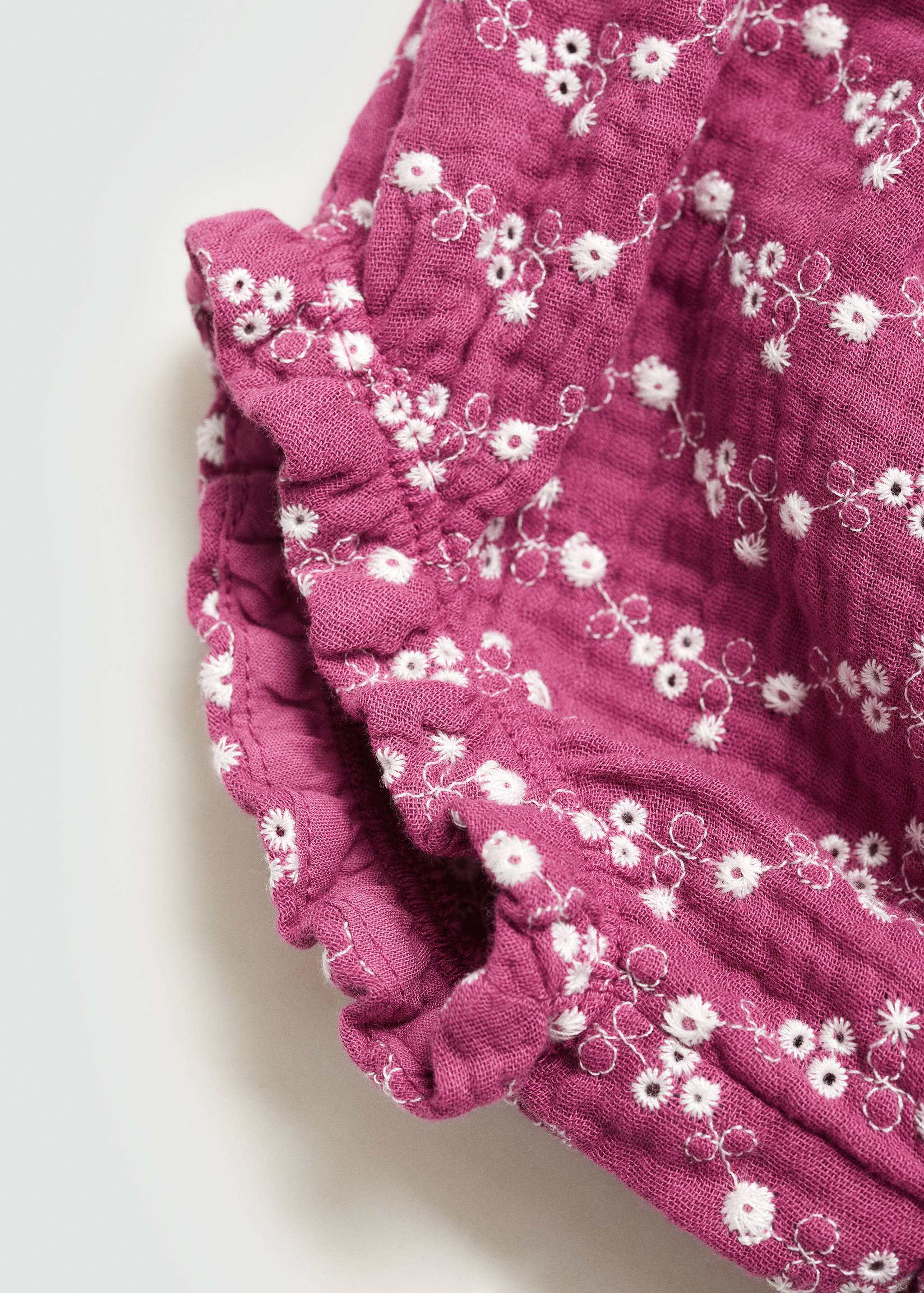 Floral embroidered shorts - Details of the article 8