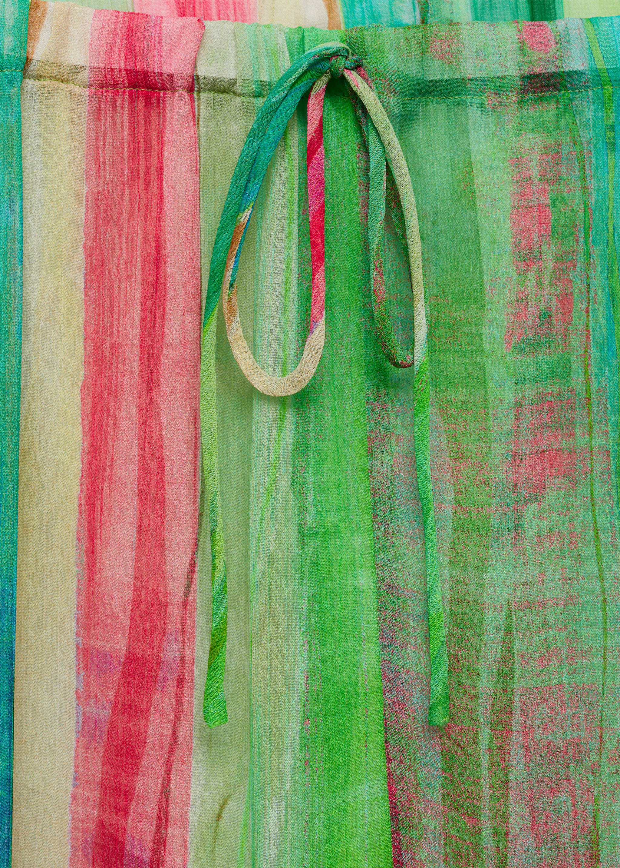 Semi-transparent printed trousers - Details of the article 8