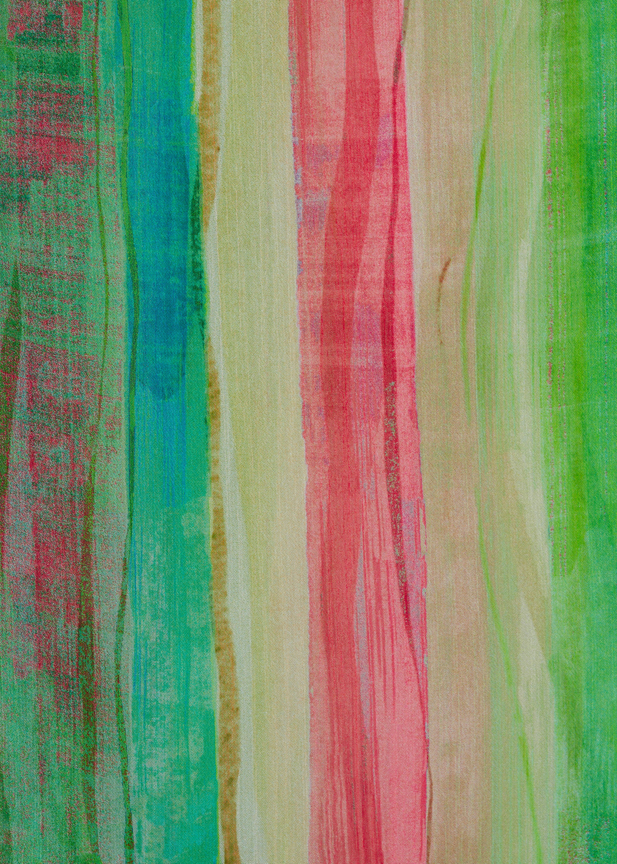 Semi-transparent printed trousers - Details of the article 0