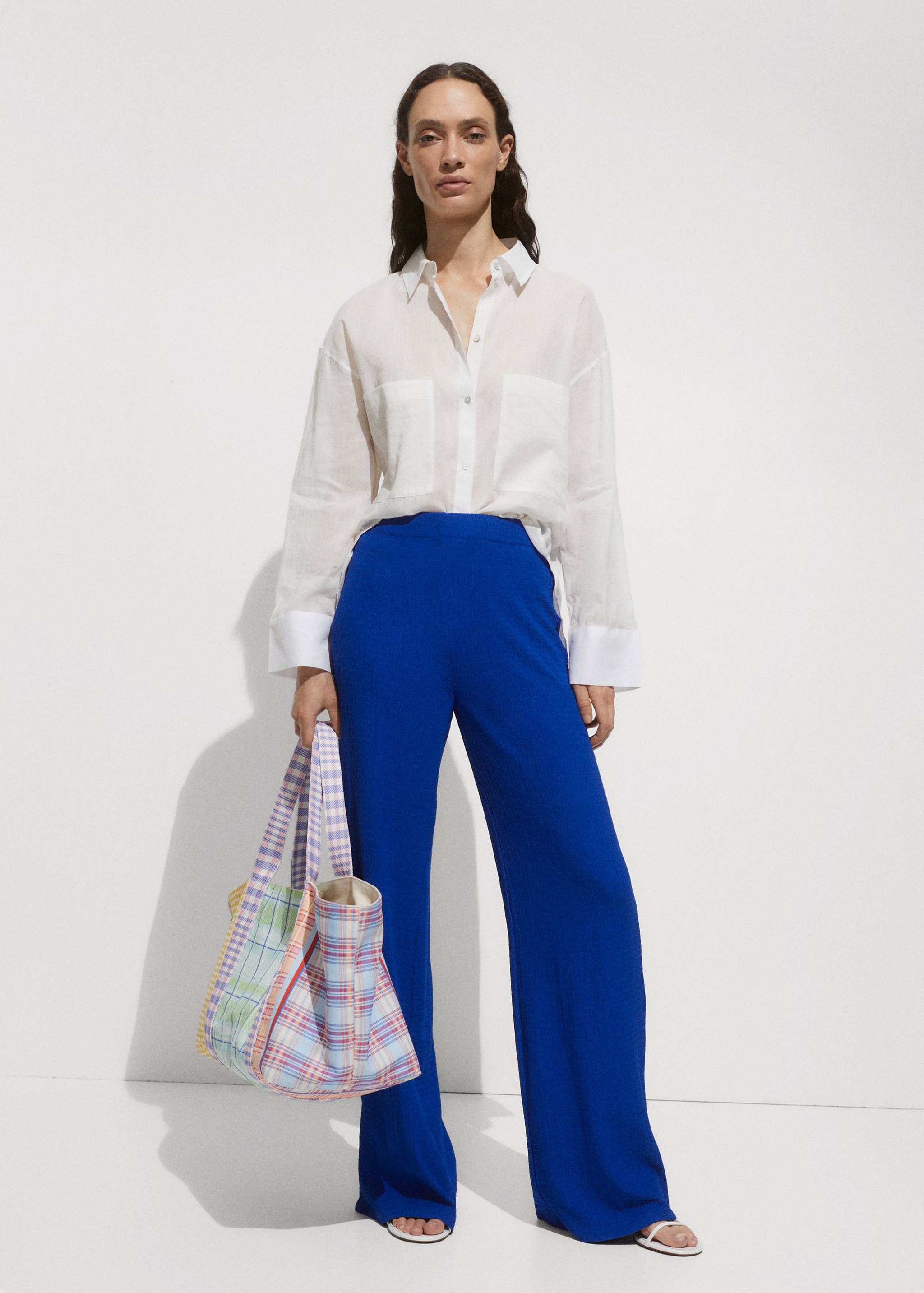 Soepelvallende straight-fit broek - Detail van het artikel 2