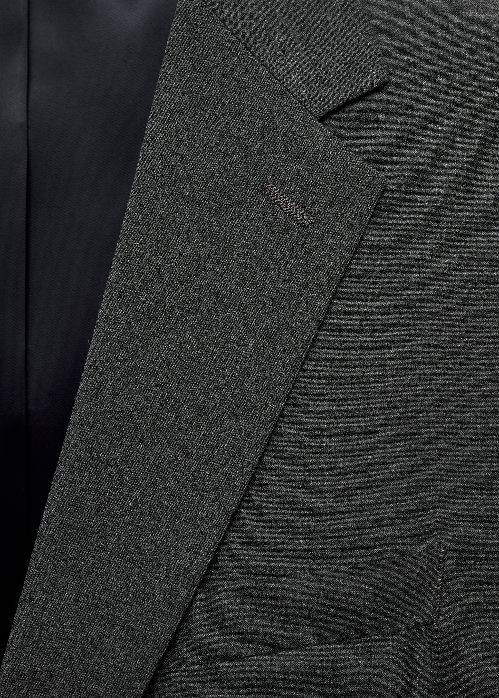 弹力面料修身西装夹克 - null