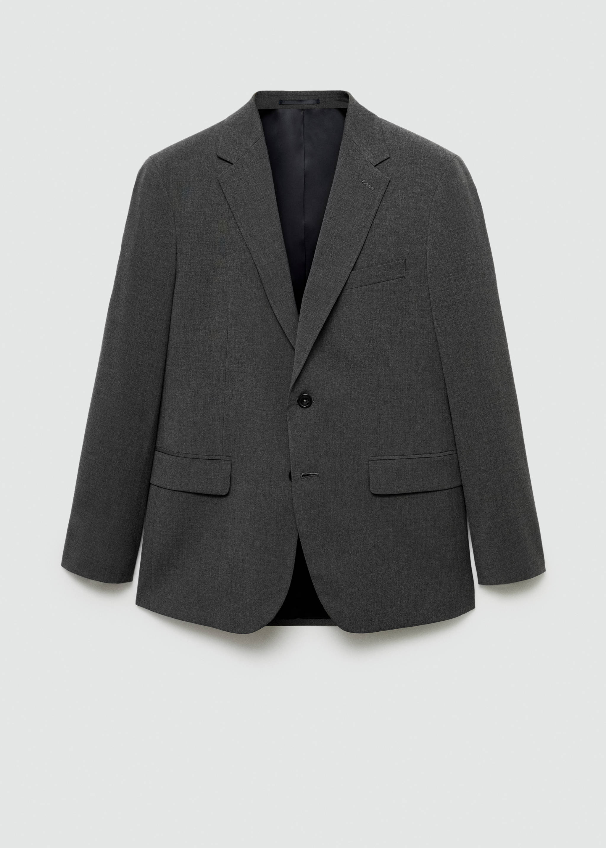 弹力面料修身西装夹克 - null