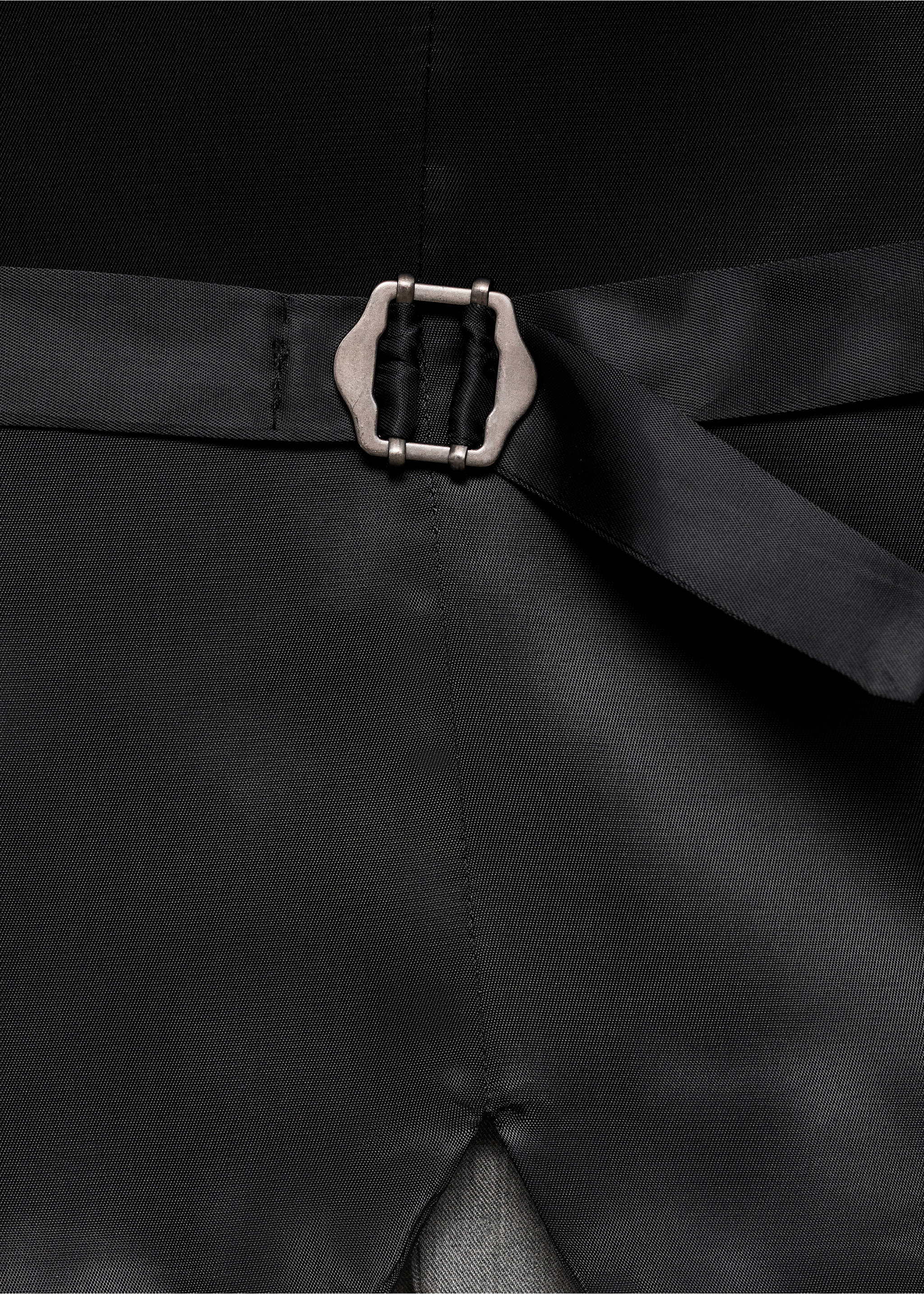 Chaleco traje super slim fit tejido stretch - Detalle del artículo 0, Gris. Ref: 77060569-00.