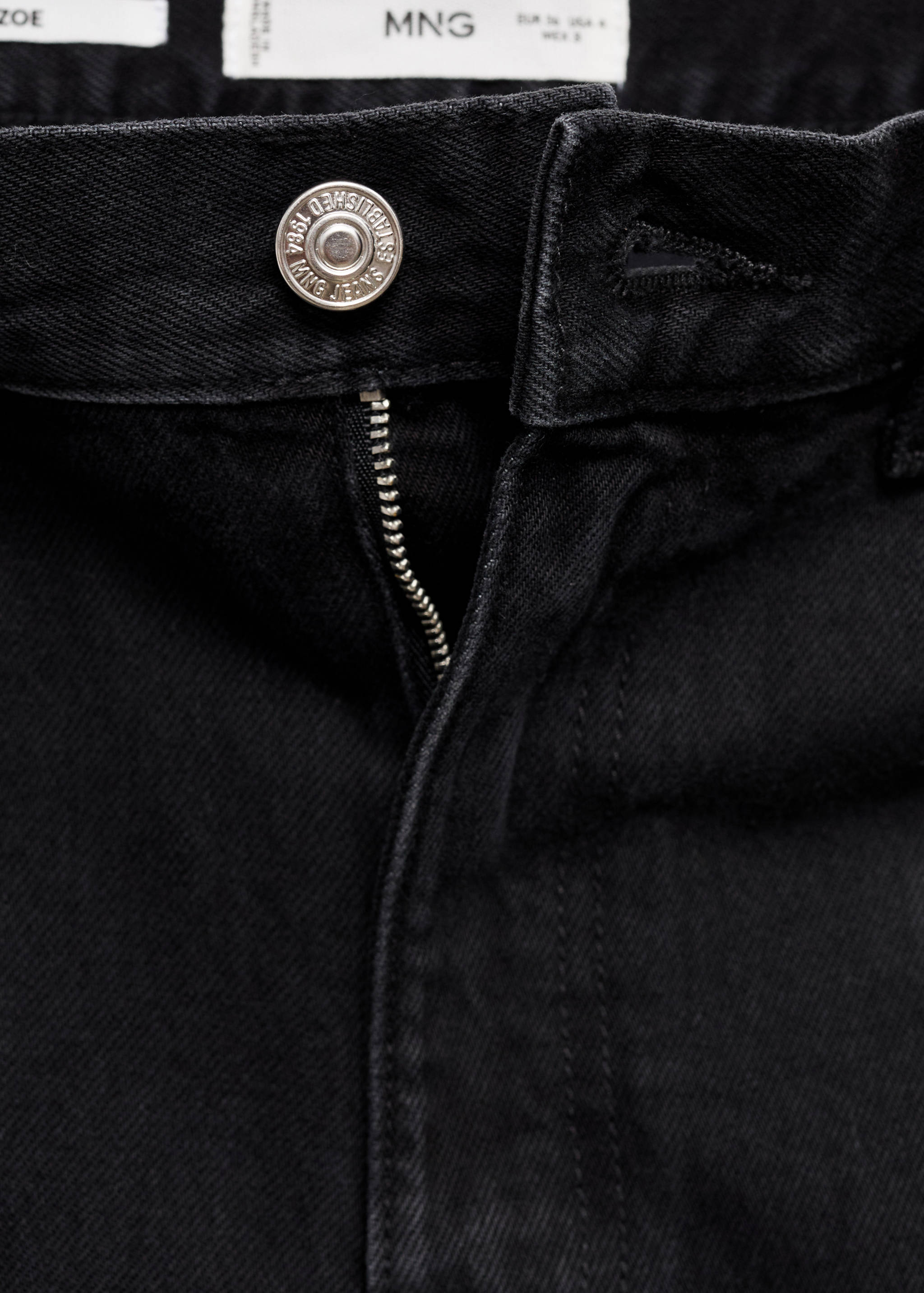 Short jean taille haute - Détail de l'article 0