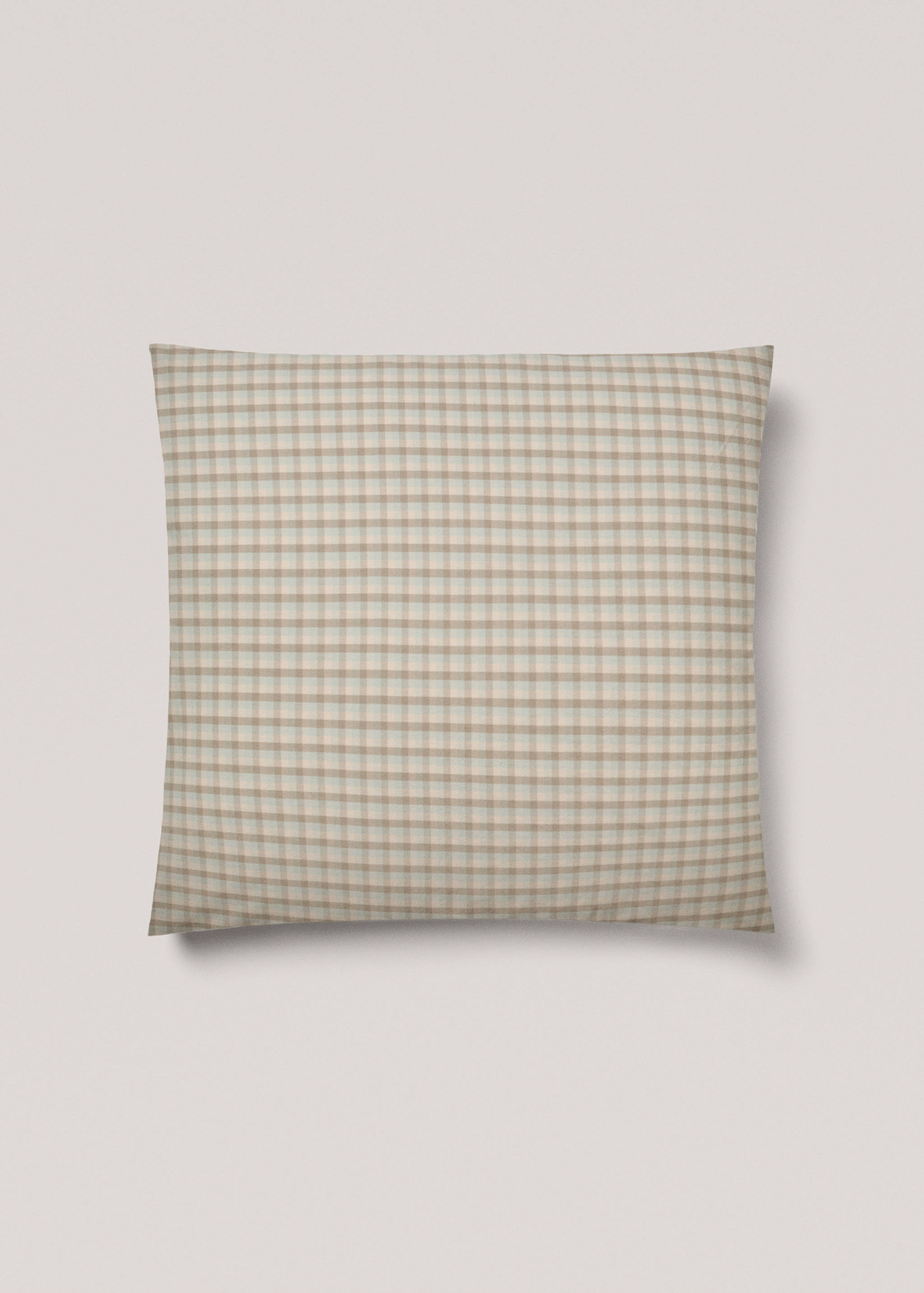 Vichy square pillowcase 24x24 in - Article without model