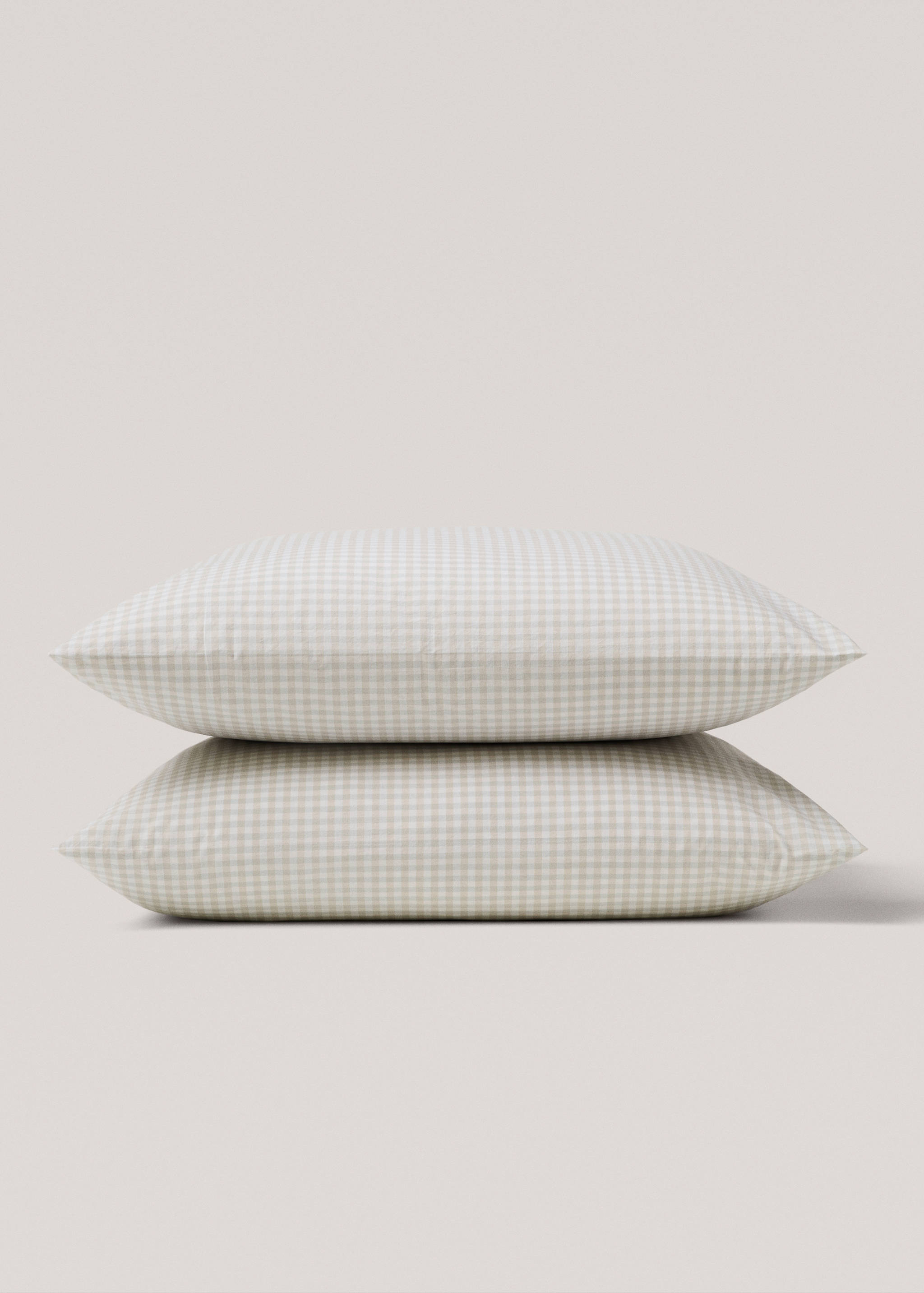 Vichy square pillowcase 24x24 in - Details of the article 3