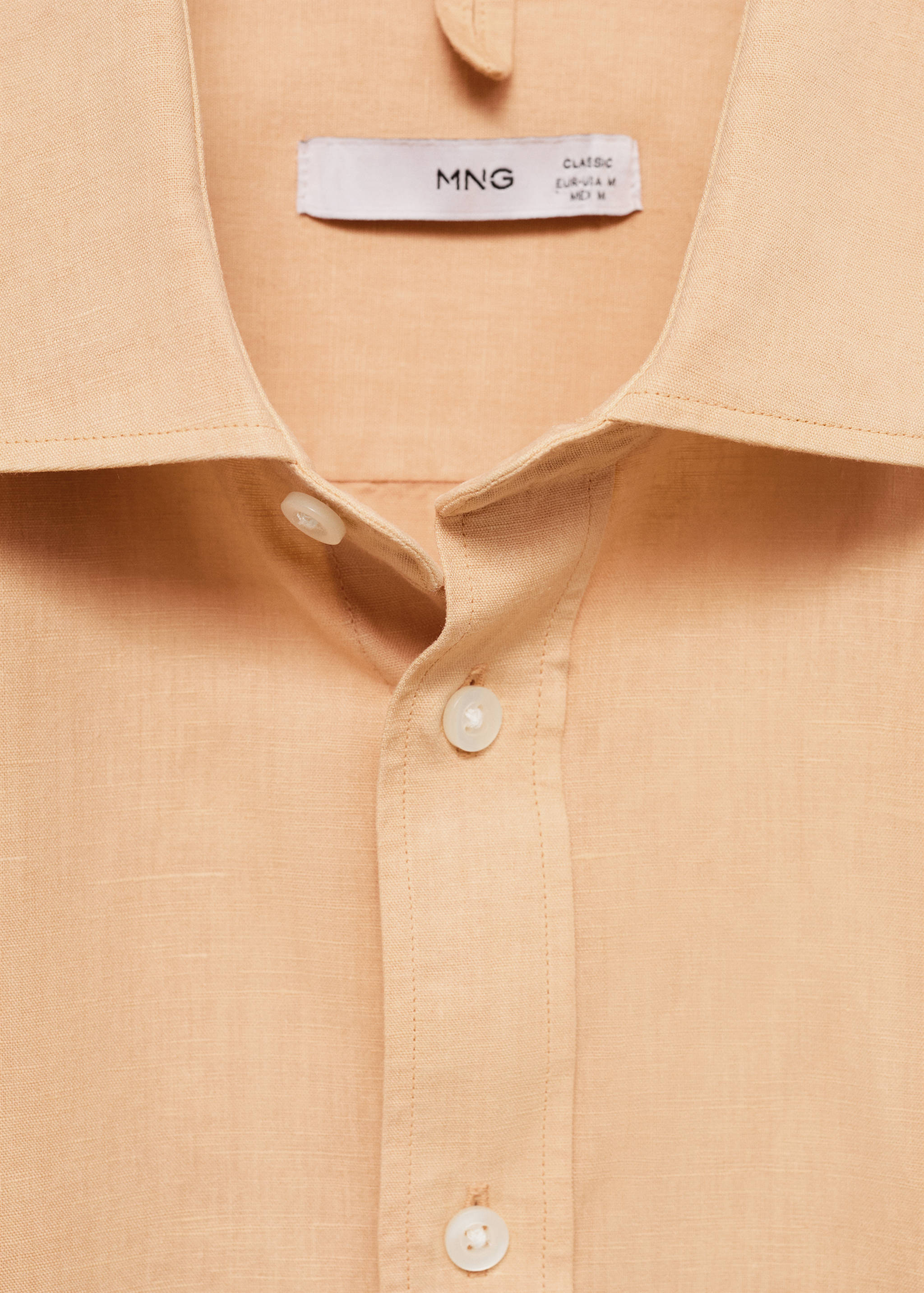 Camisa classic fit lino - Detalle del artículo 8