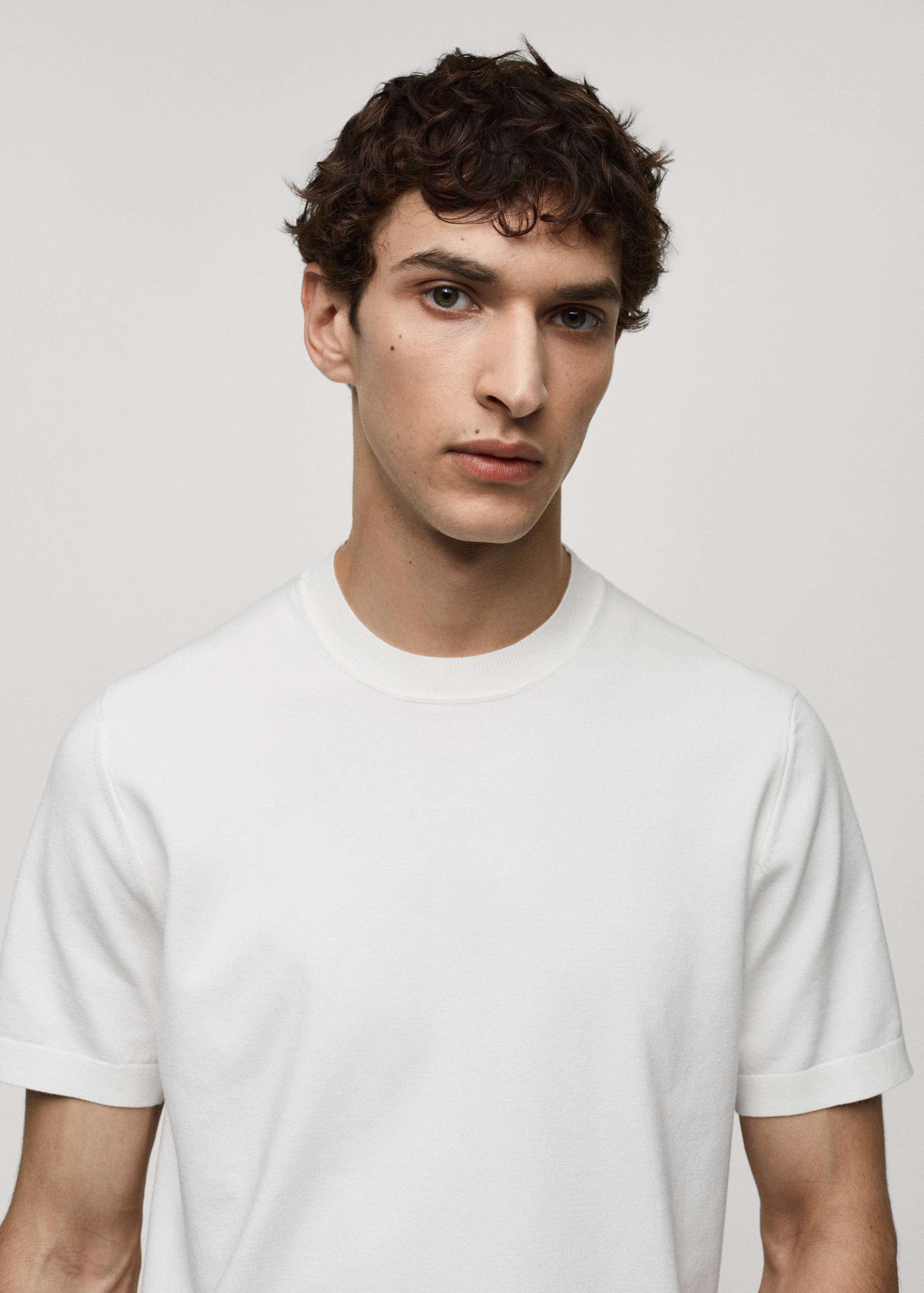 Fine-knit T-shirt - Details of the article 1
