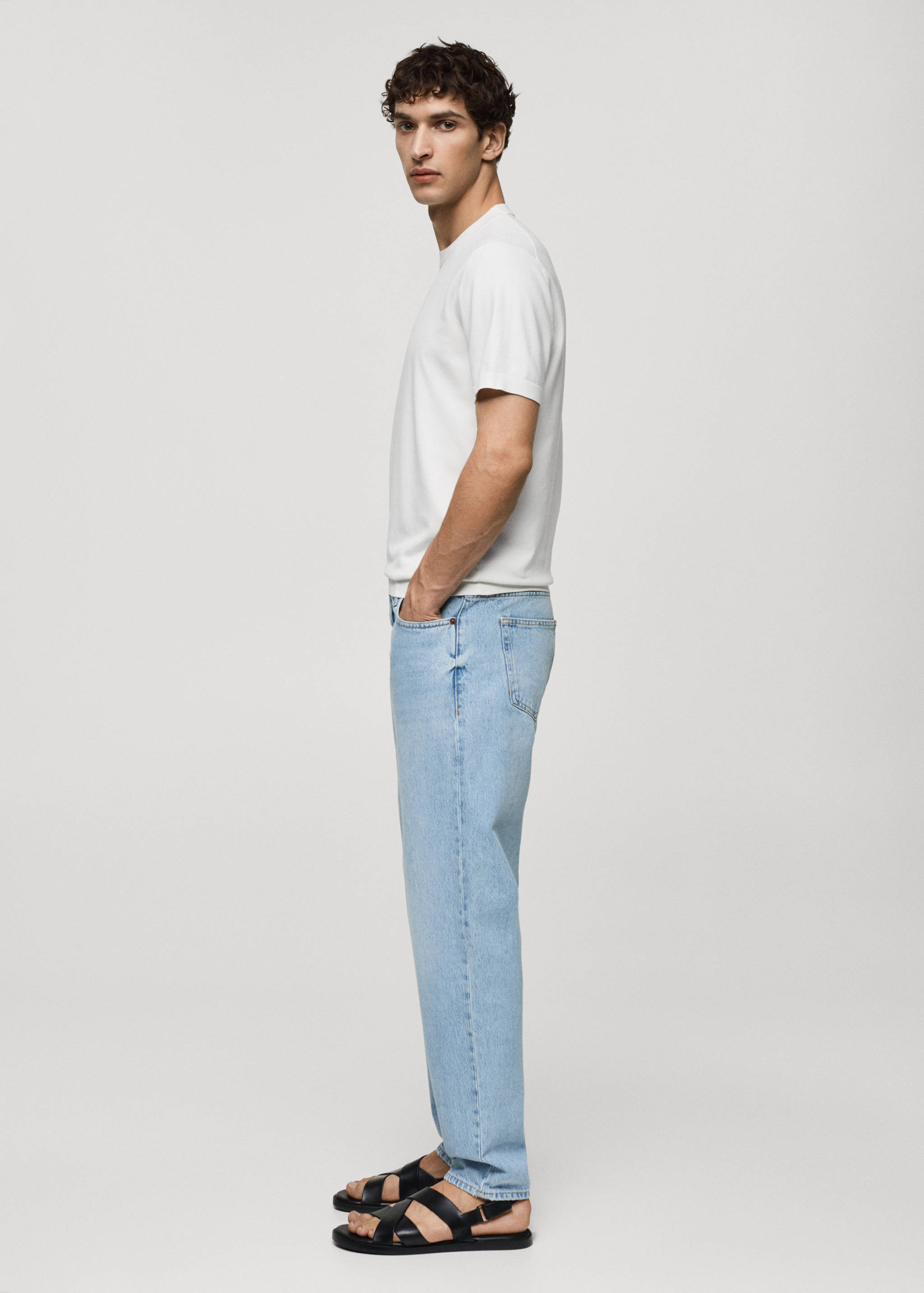 Fine-knit T-shirt - Details of the article 2