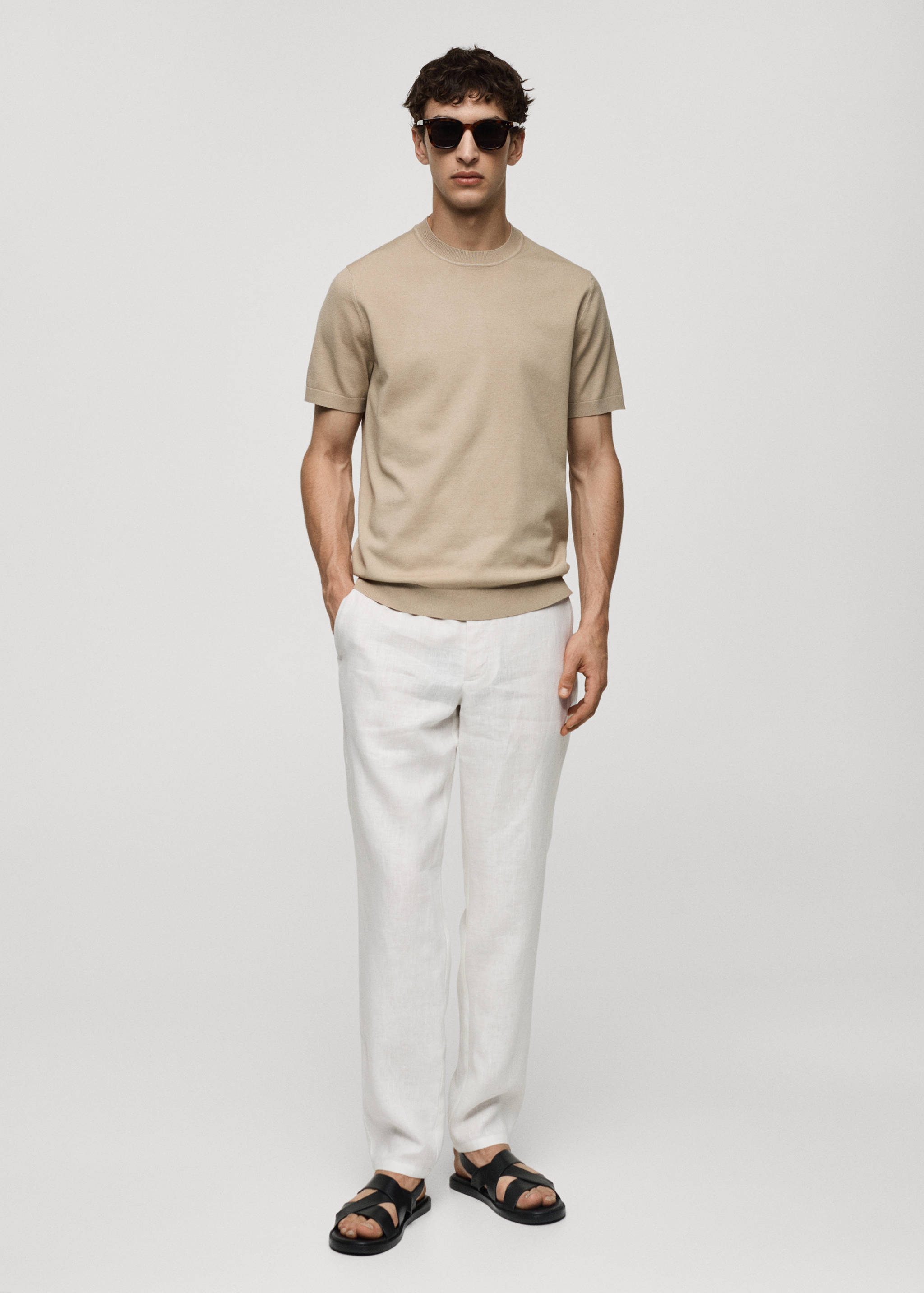 Fine-knit T-shirt - General plane