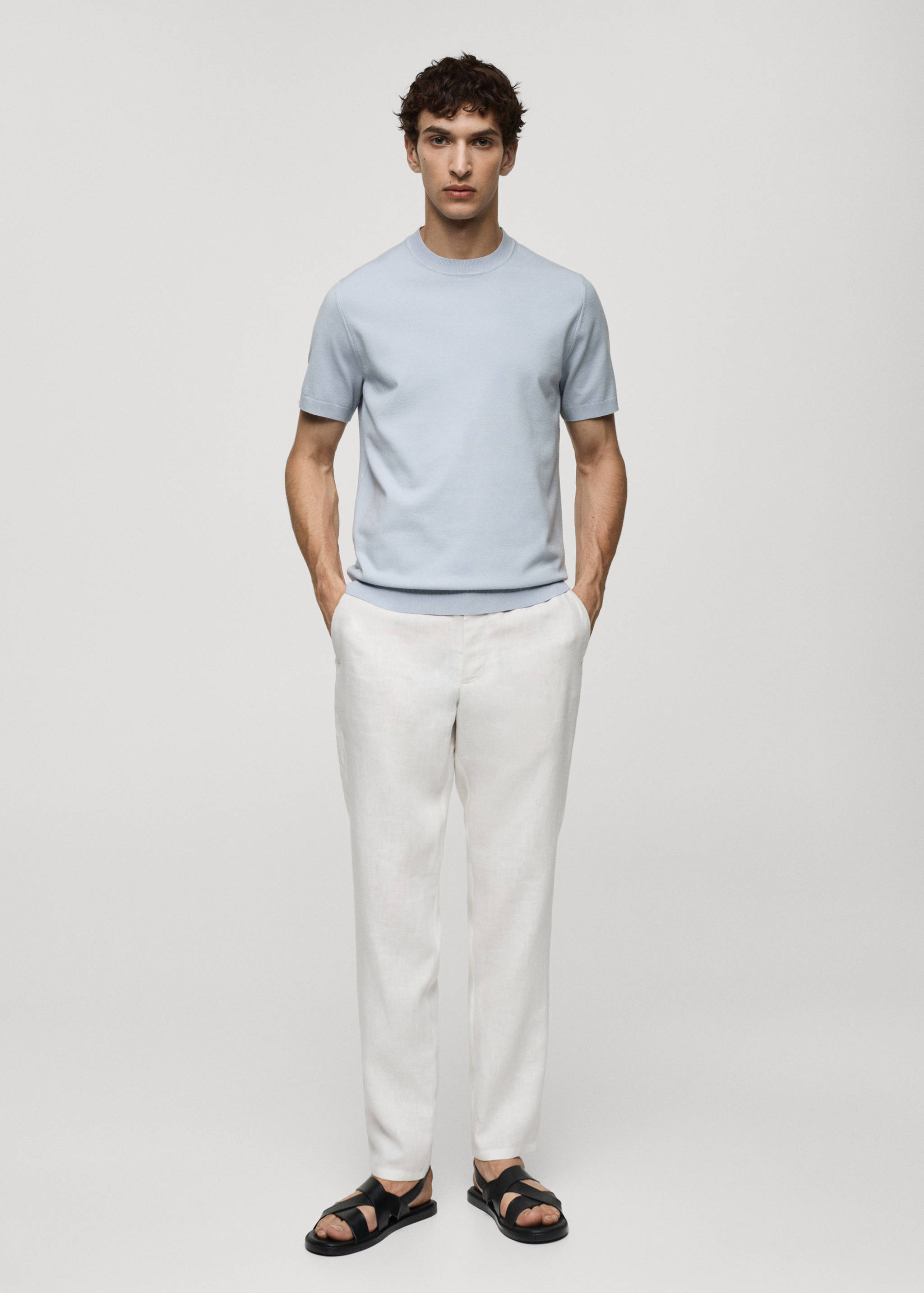 Fine-knit T-shirt - General plane