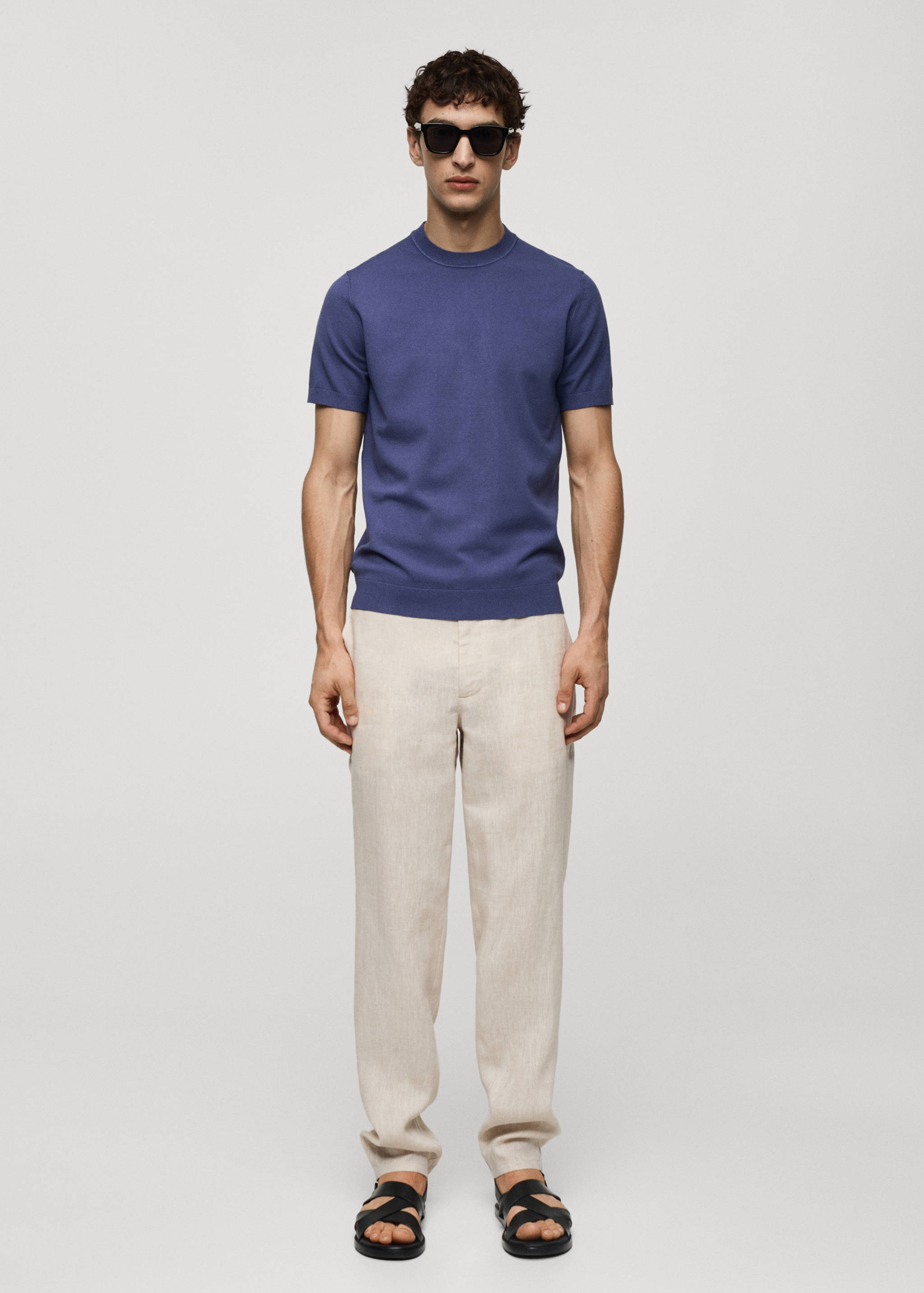 Fine-knit T-shirt - General plane