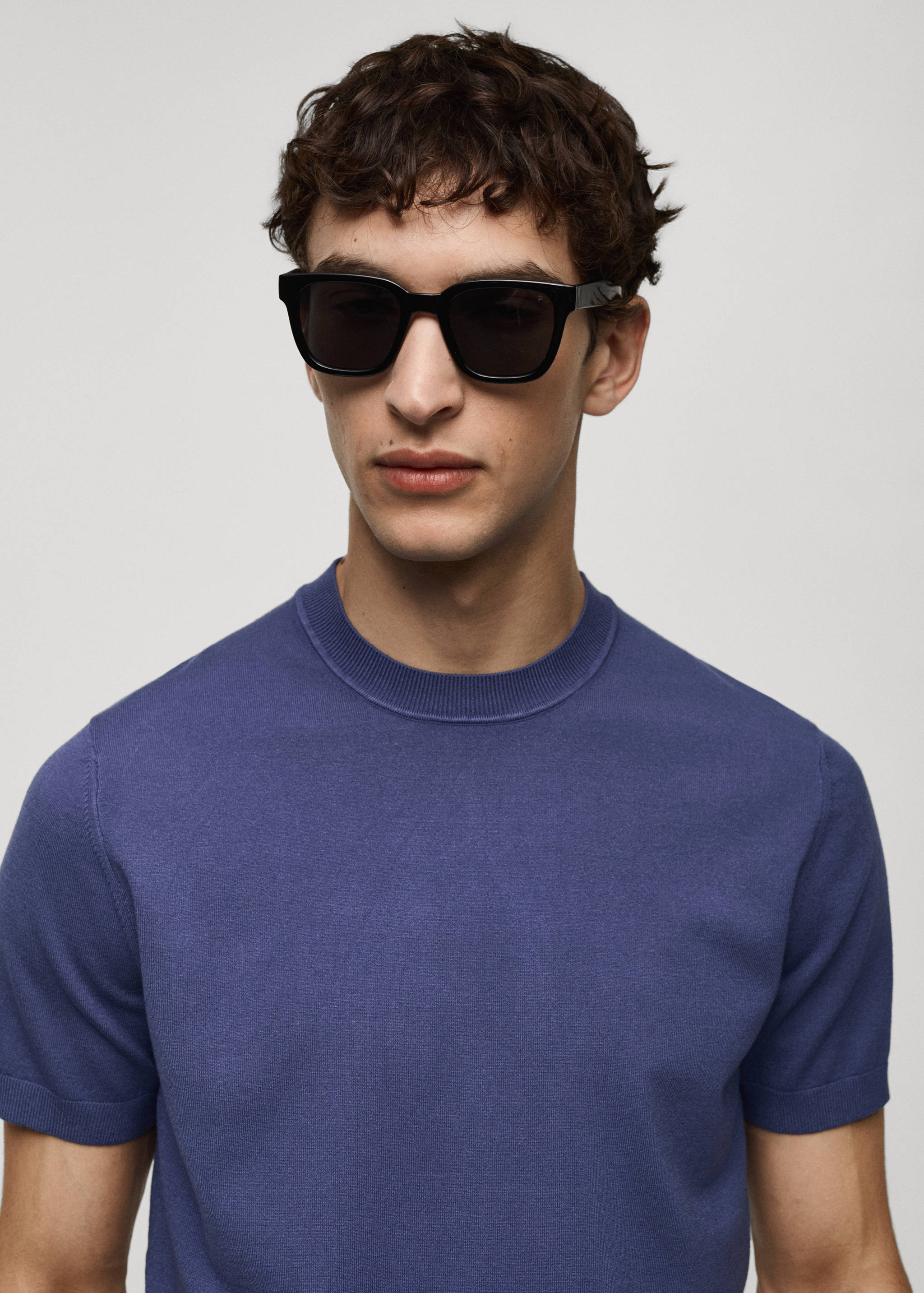 Fine-knit T-shirt - Details of the article 1