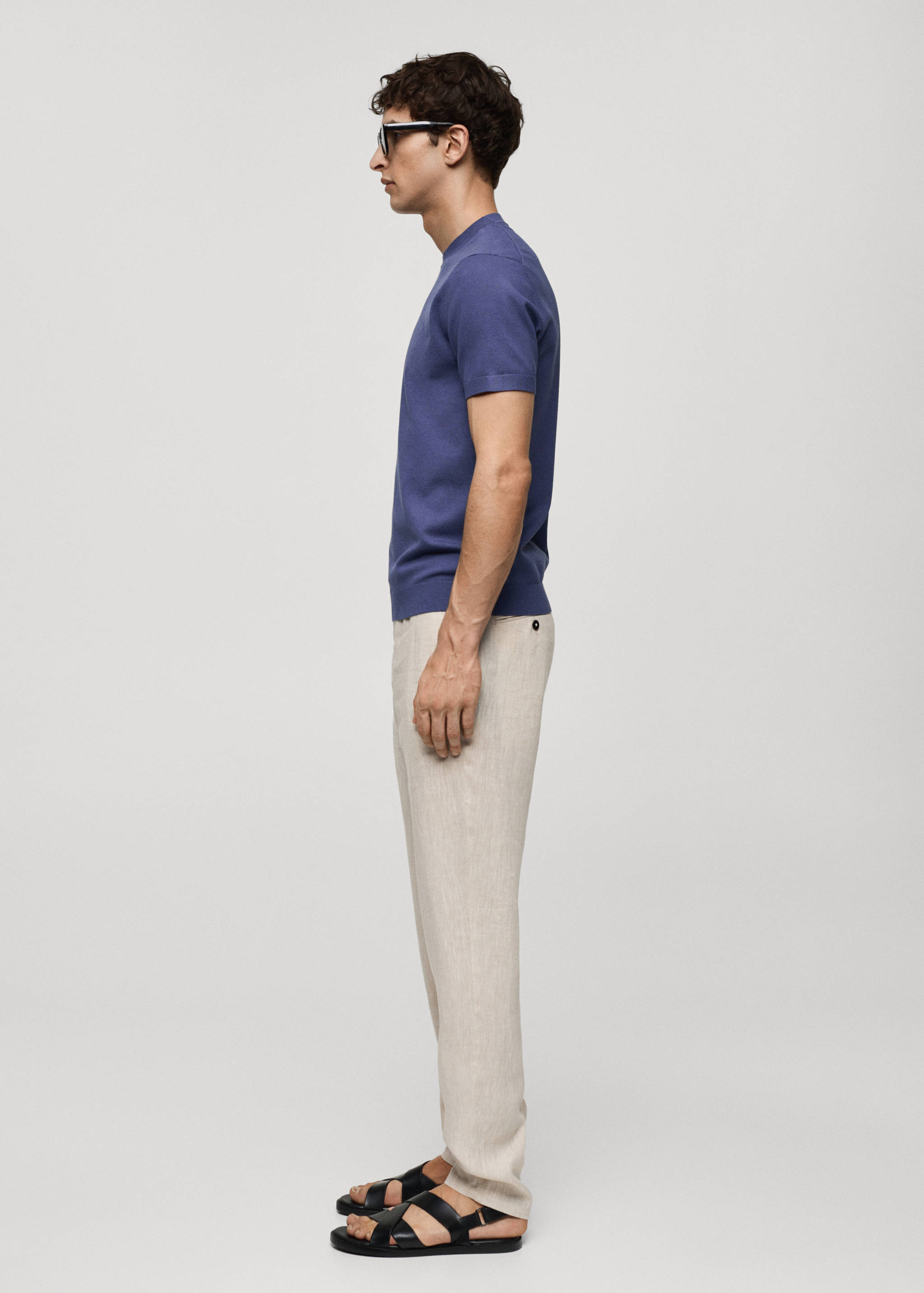 Fine-knit T-shirt - Details of the article 2