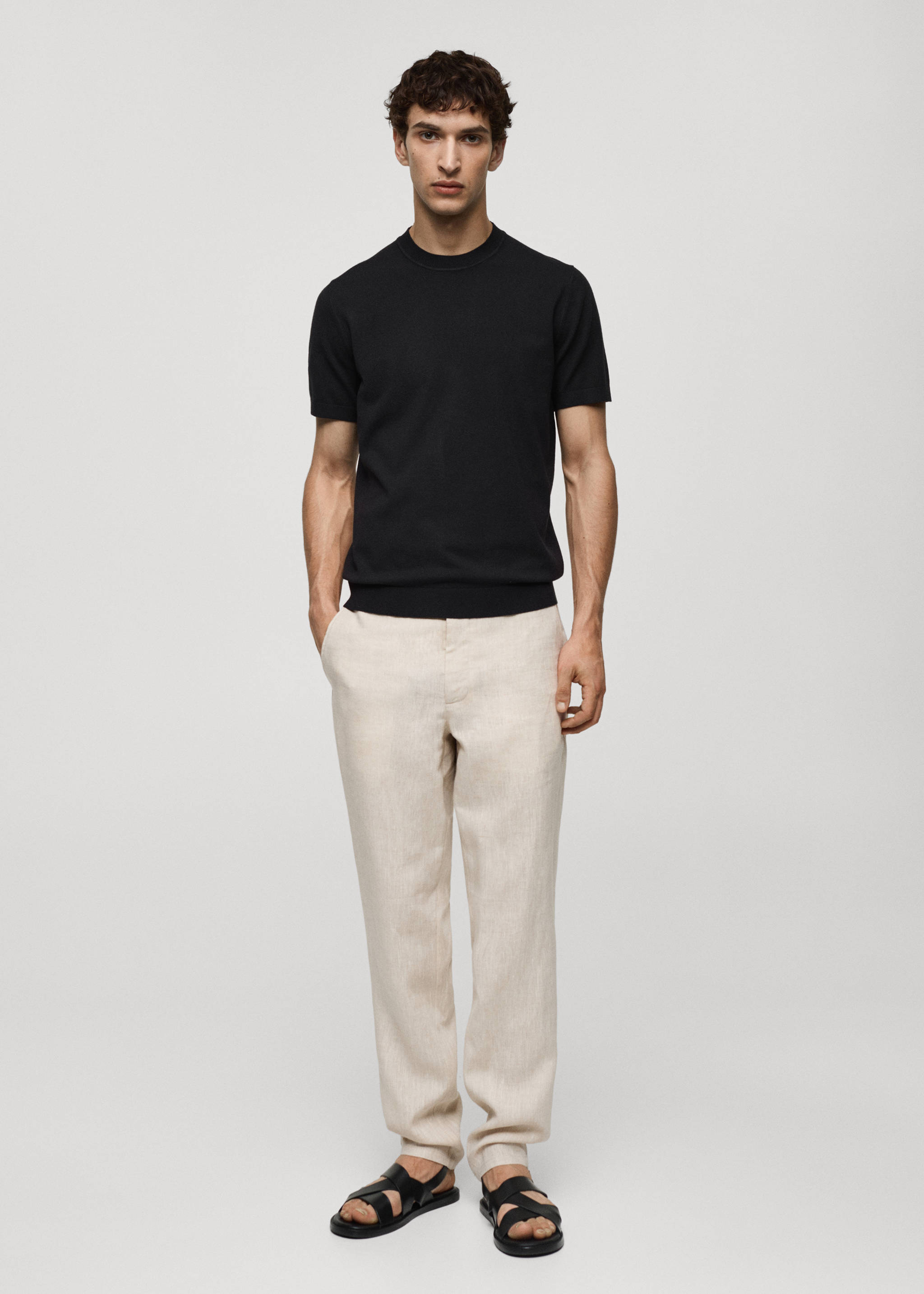 Fine-knit T-shirt - General plane