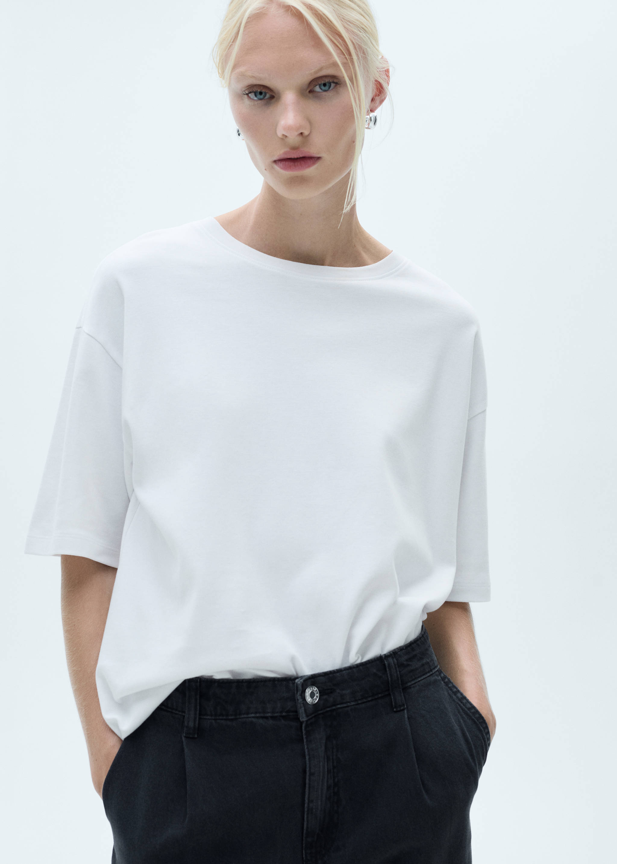 Jeans rectos pinzas - Detalle del artículo 1