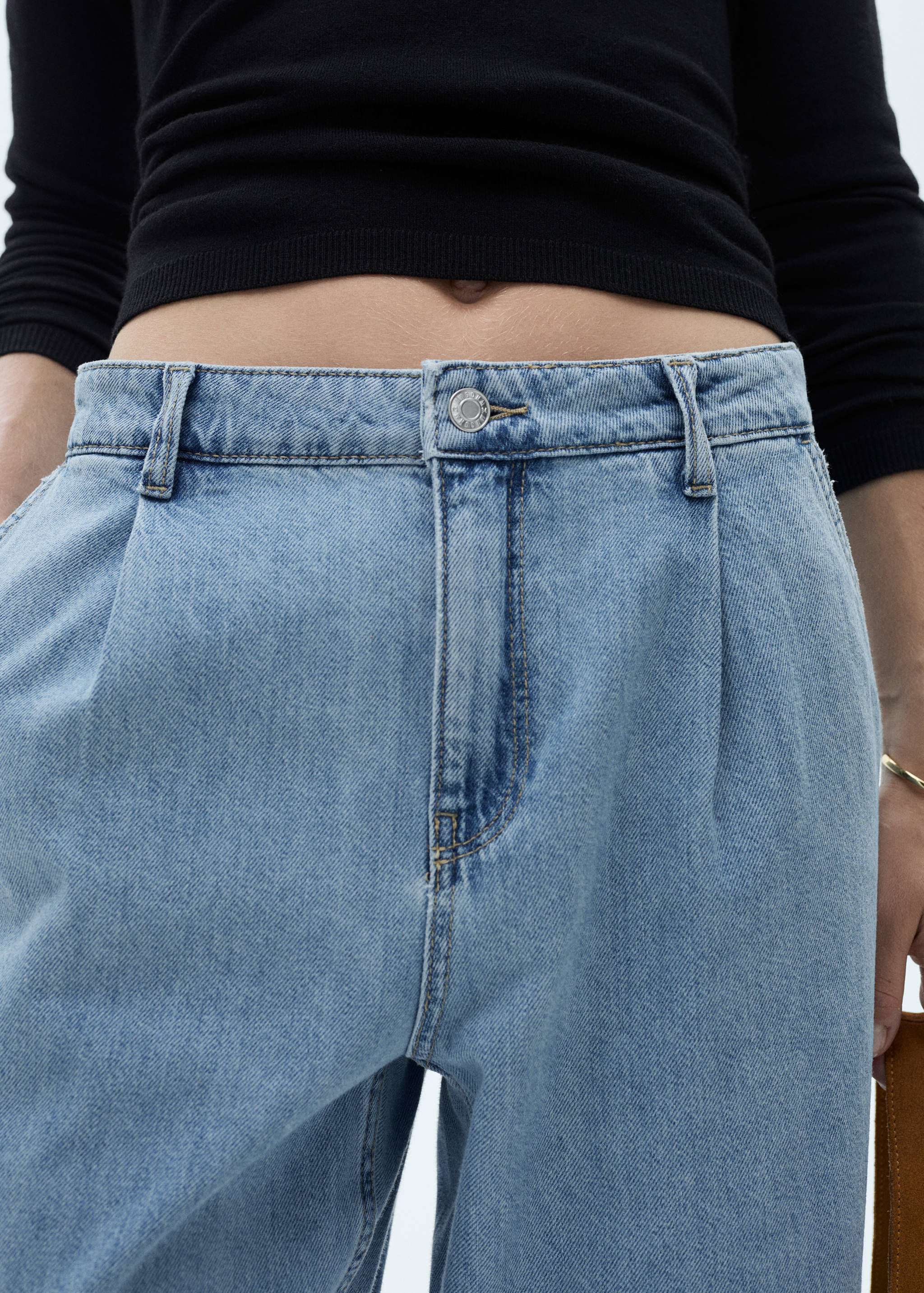 Jeans wide leg pinzas - Detalle del artículo 6