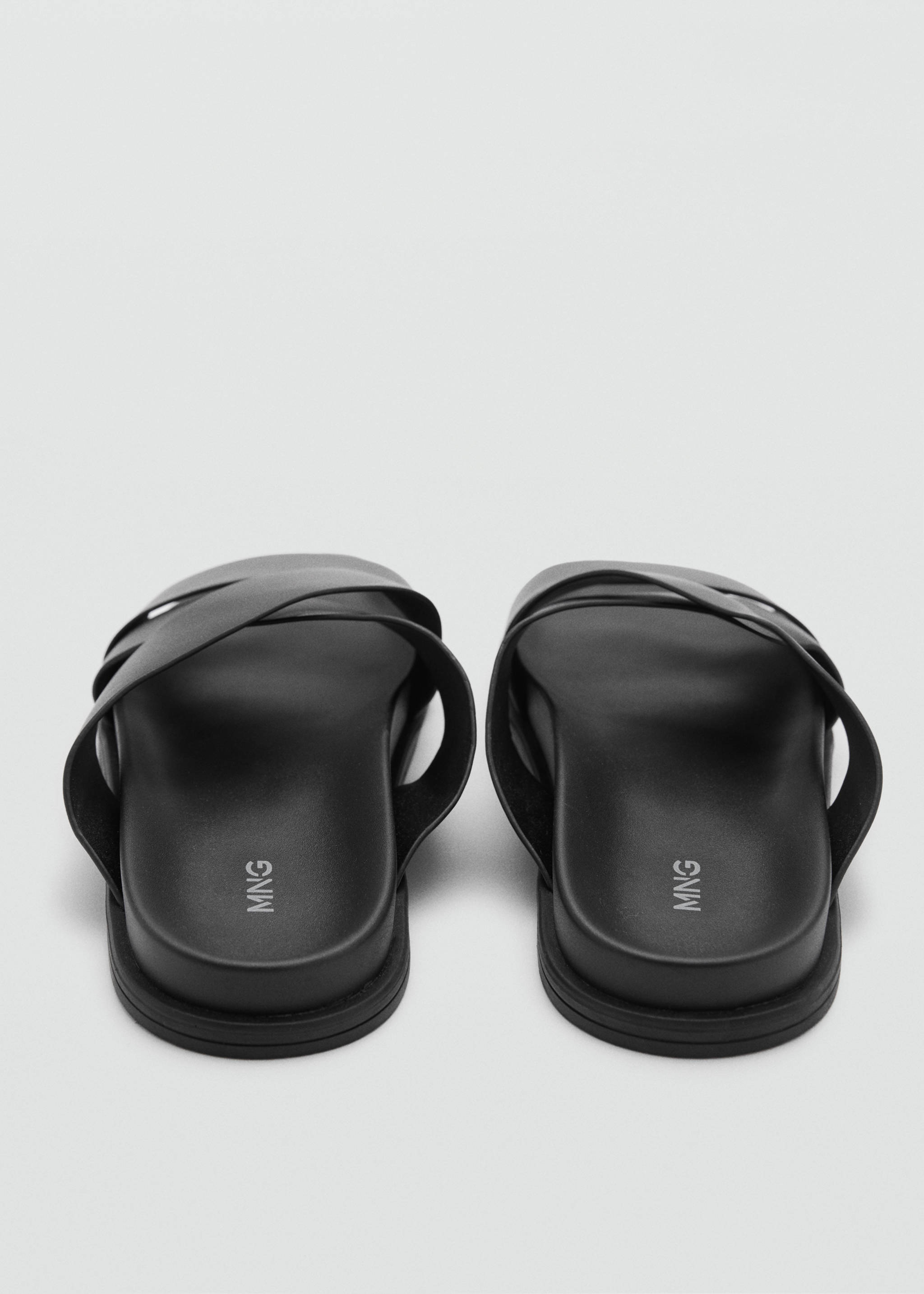 Sandales brides croisées 100 % cuir - Détail de l'article 1