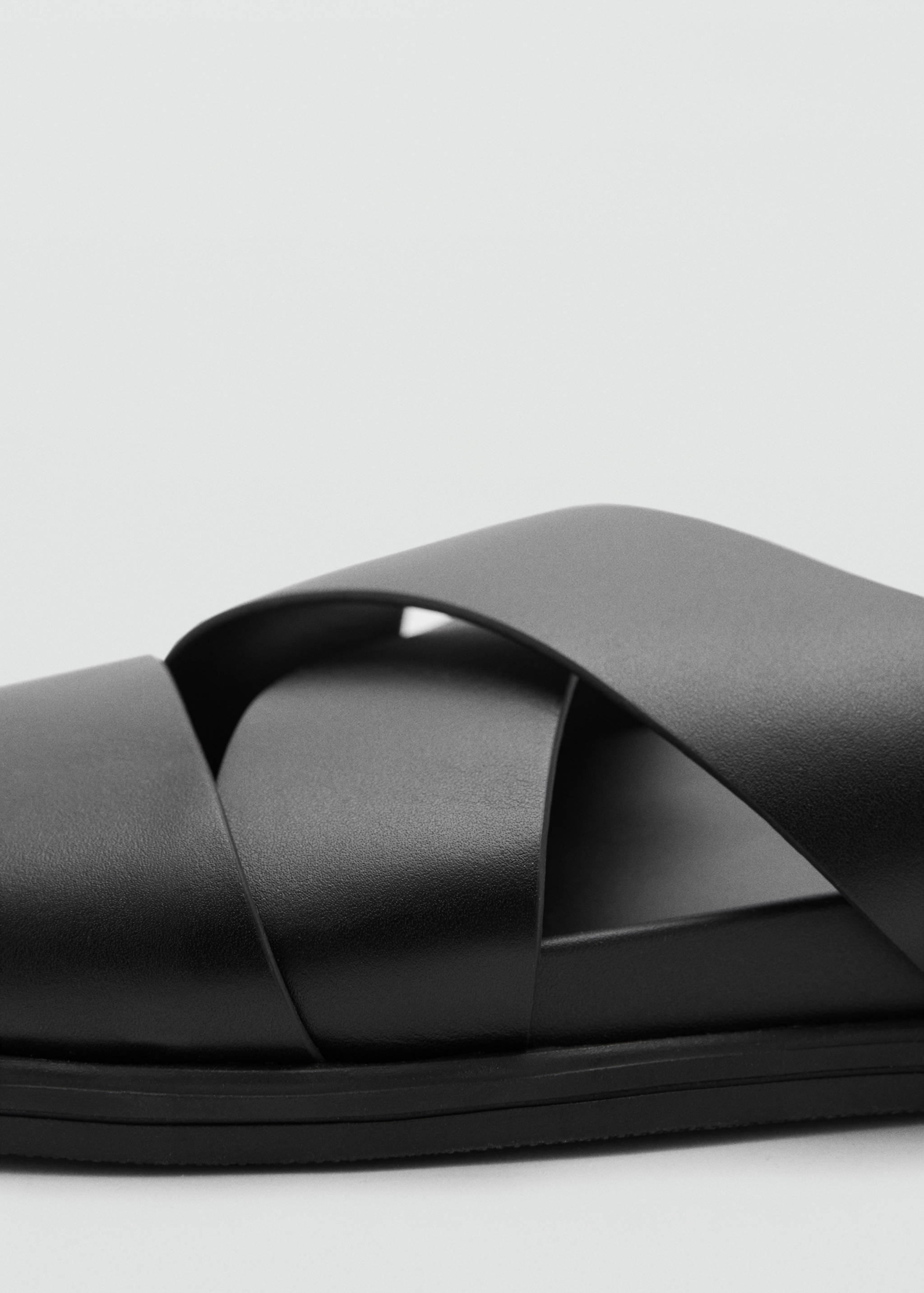 Sandales brides croisées 100 % cuir - Détail de l'article 2