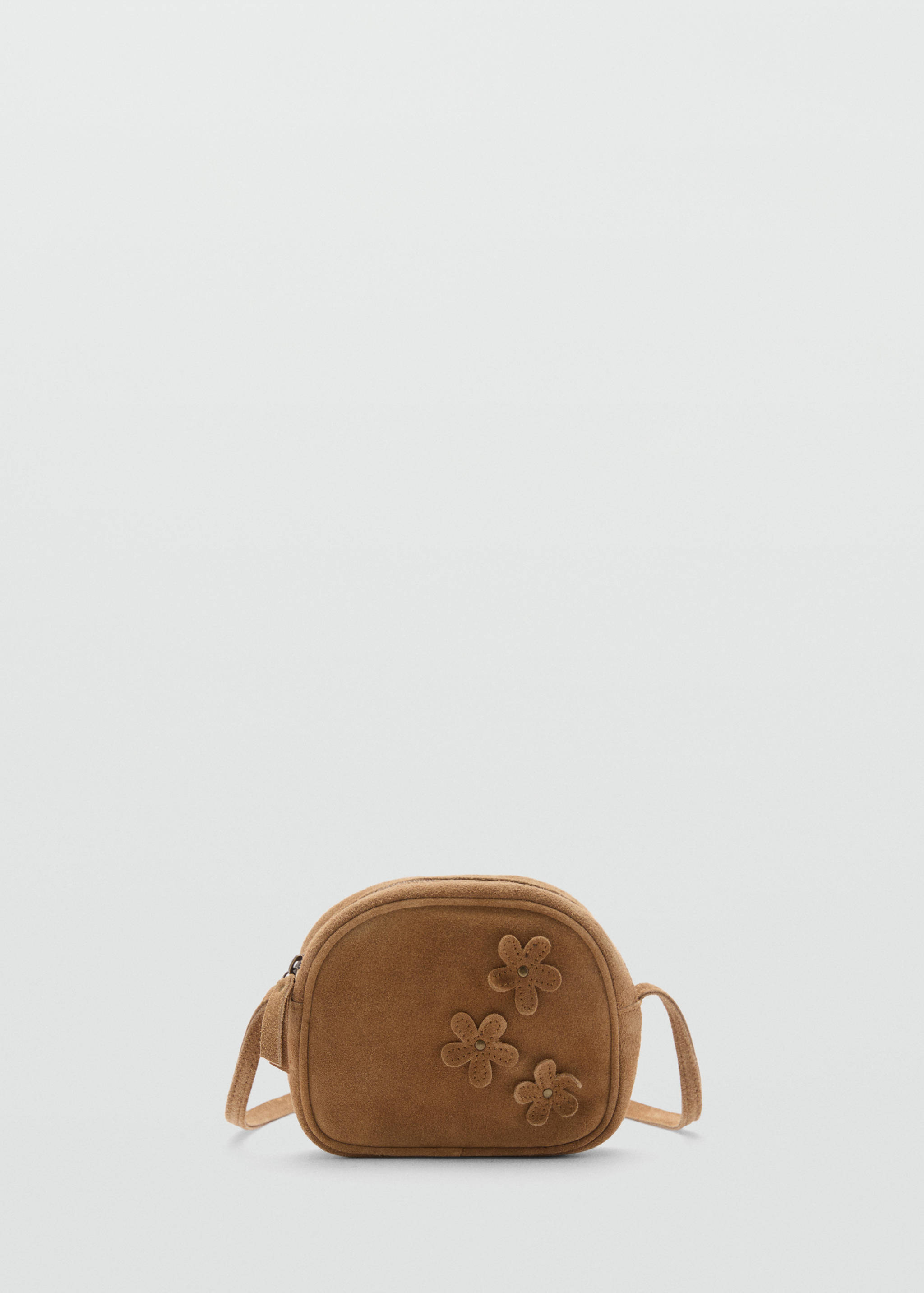 Floral-print leather bag - Article without model