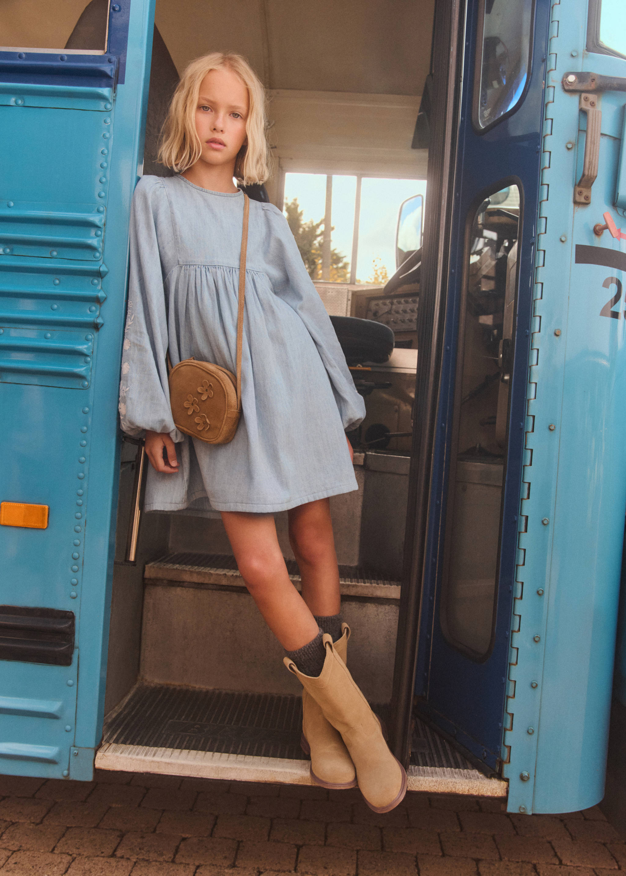 Floral-print leather bag - Details of the article 5