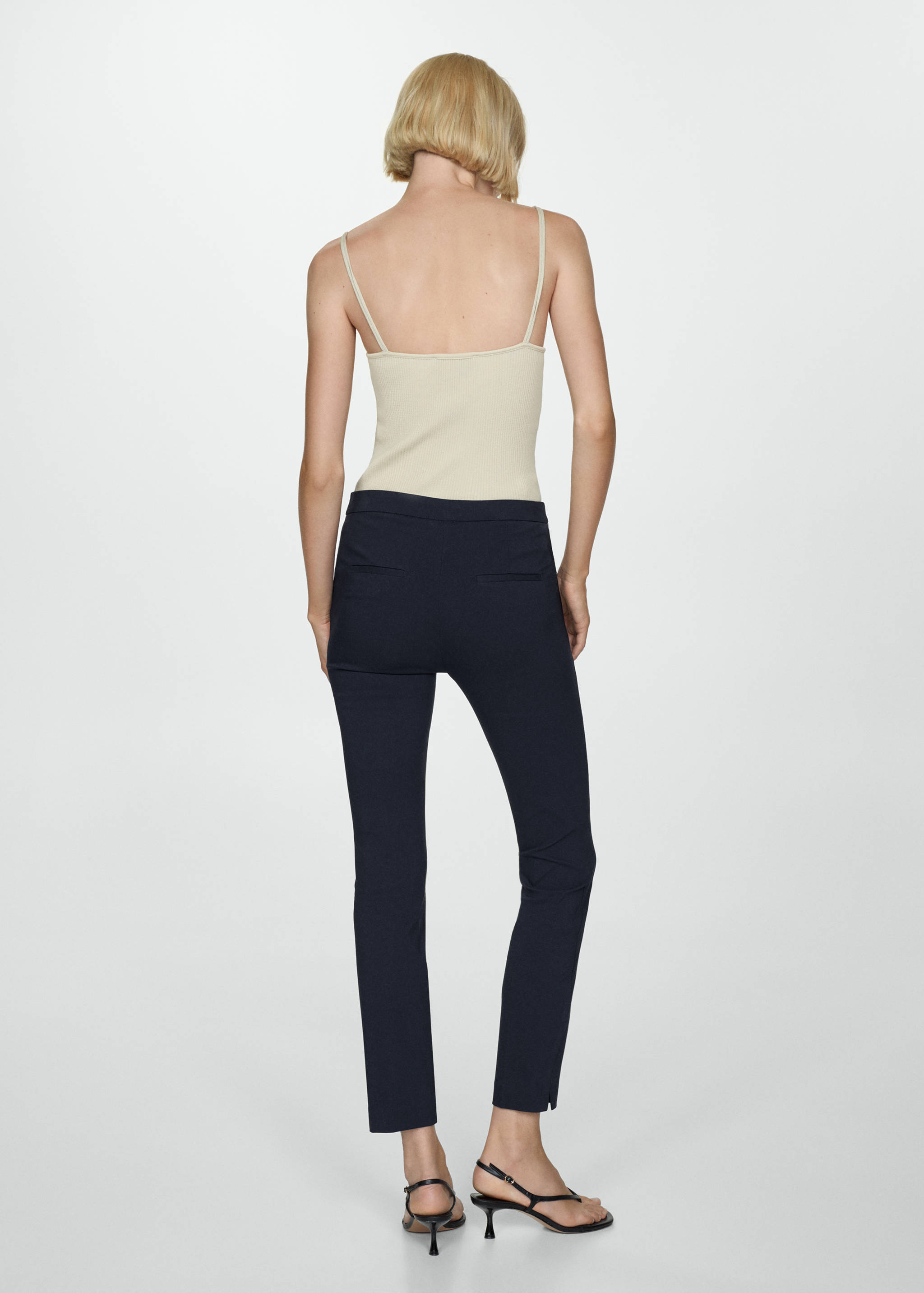 Pantalón pitillo crop - Reverso del artículo