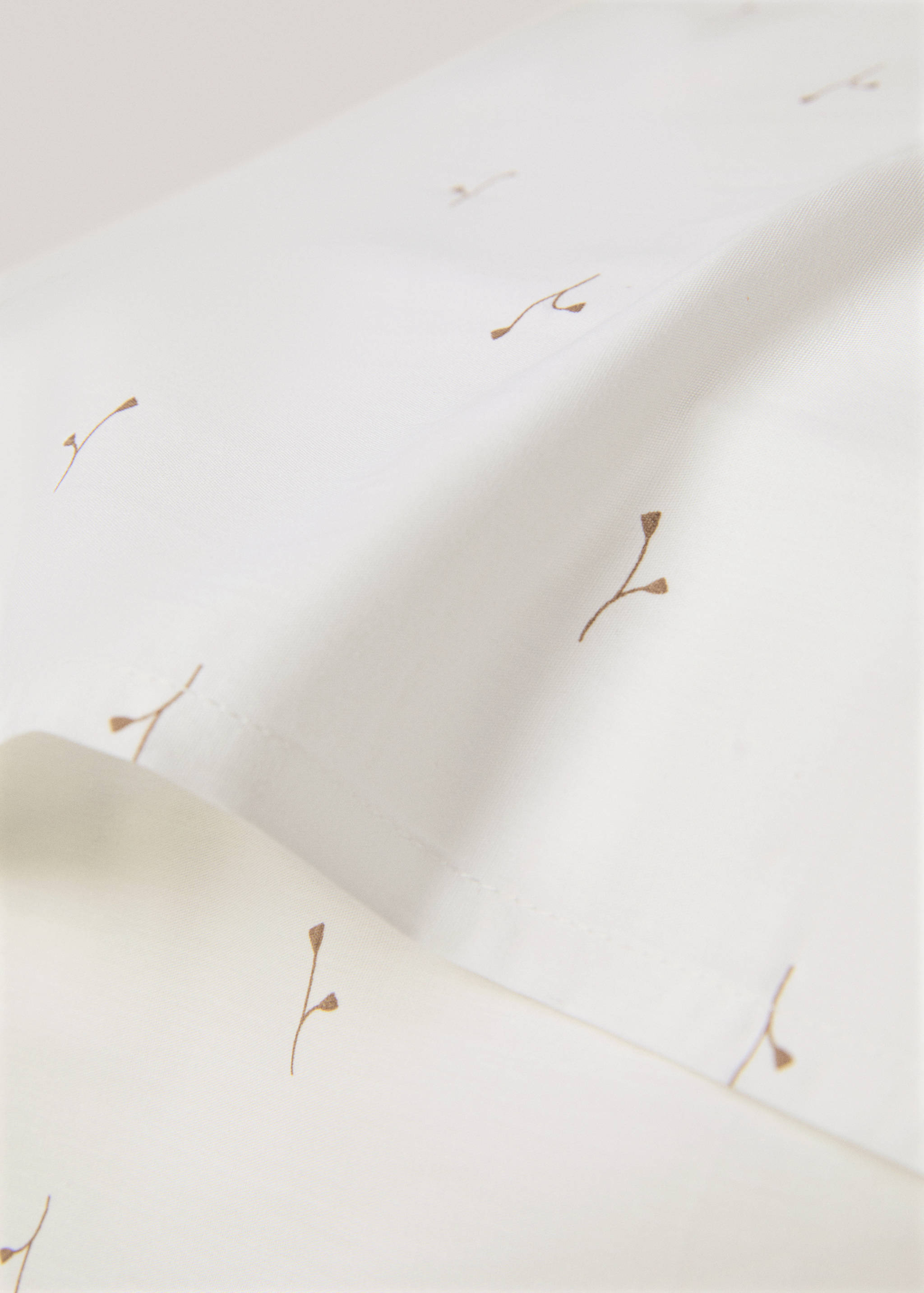 Kissenbezug aus Baumwolle mit Blumenprint 50 x 75 cm - Detail des Artikels 1