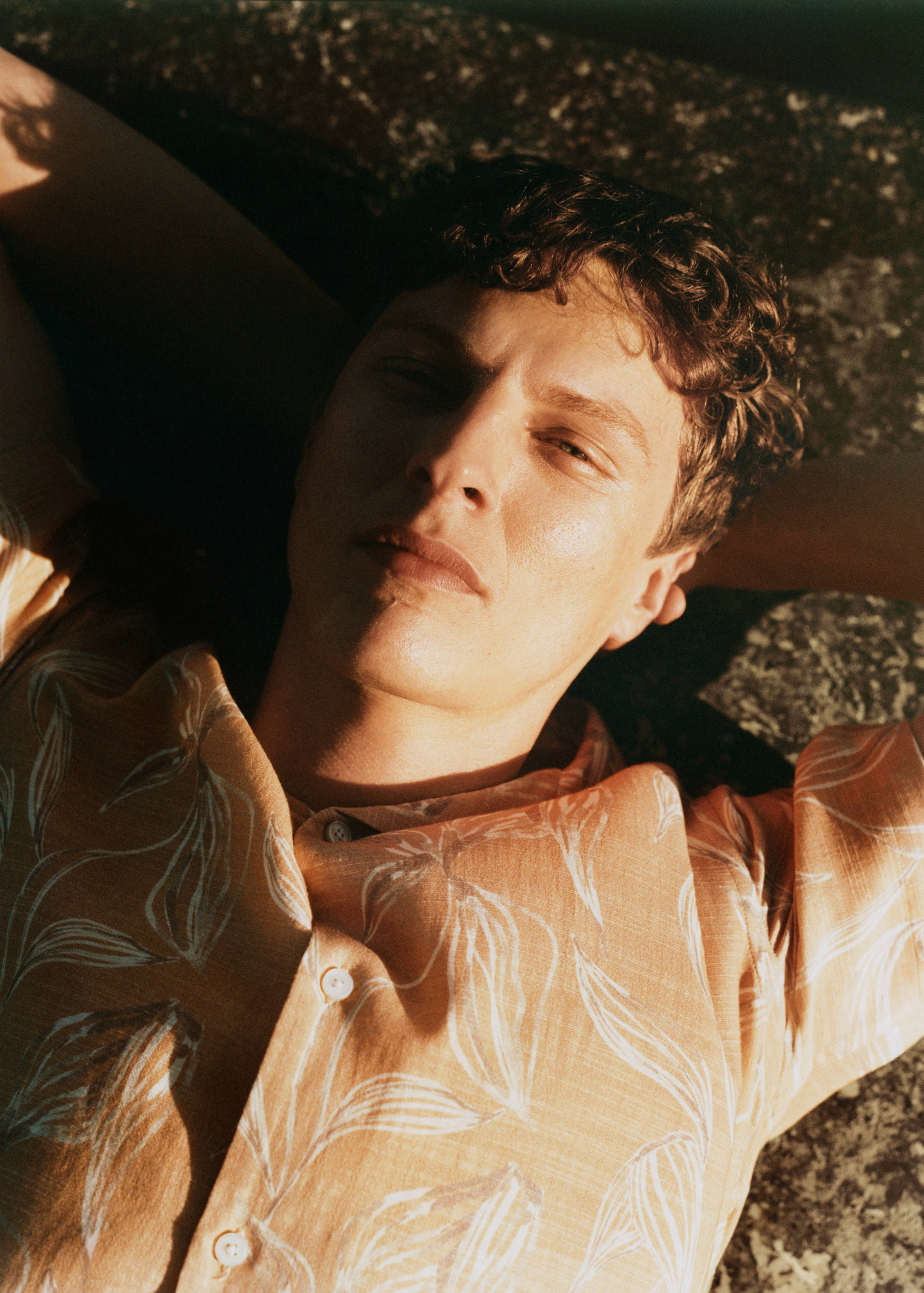 Løs skjorte med mønster, regular-fit - Artikkeldetalj 3