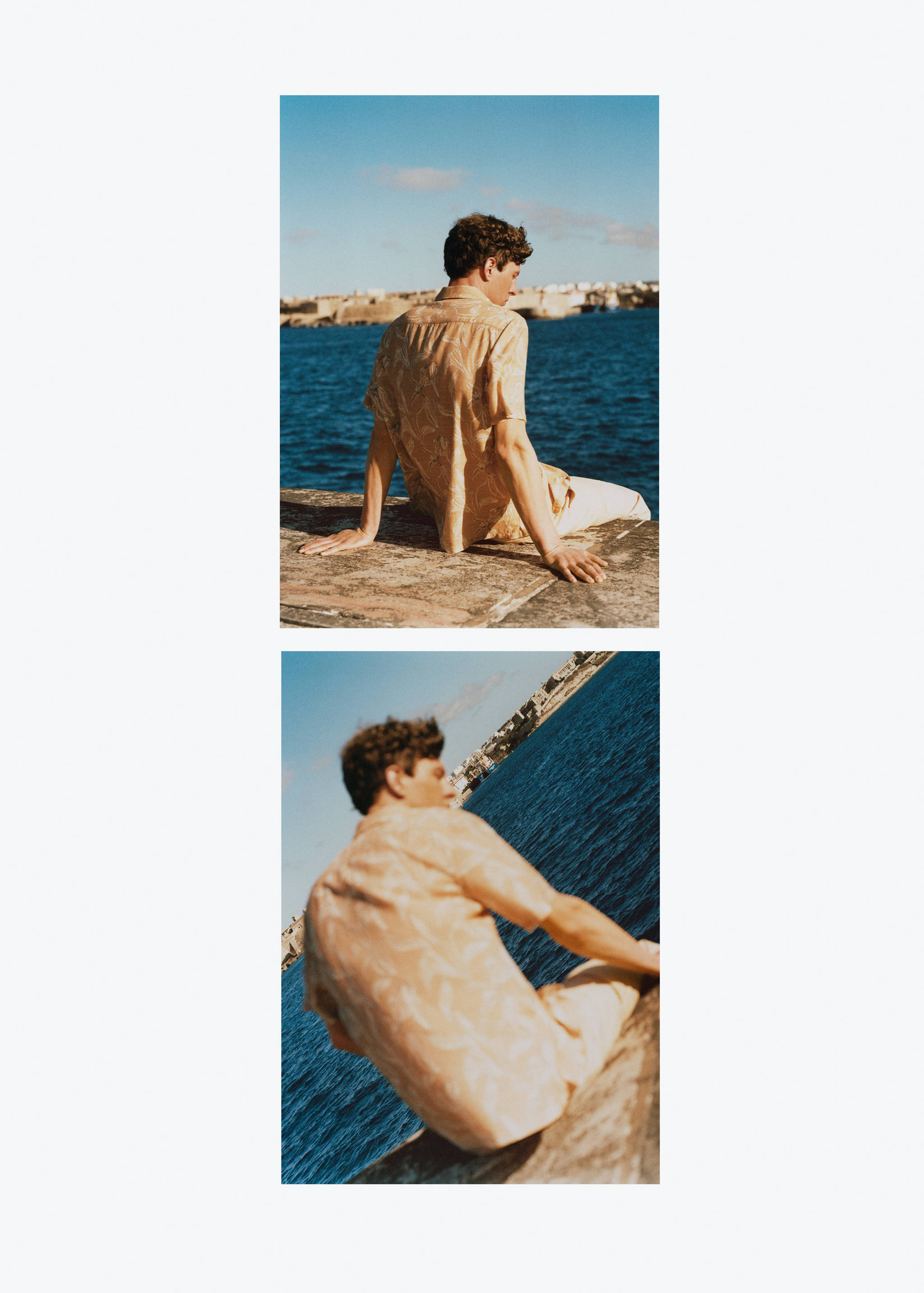 Løs skjorte med mønster, regular-fit - Artikkeldetalj 5