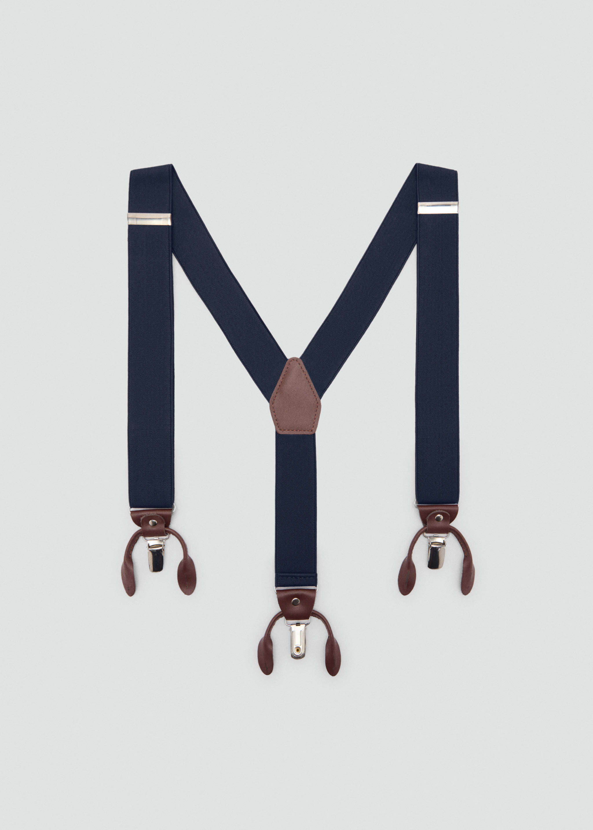 Bretelles élastiques réglables détails cuir - Article sans modèle