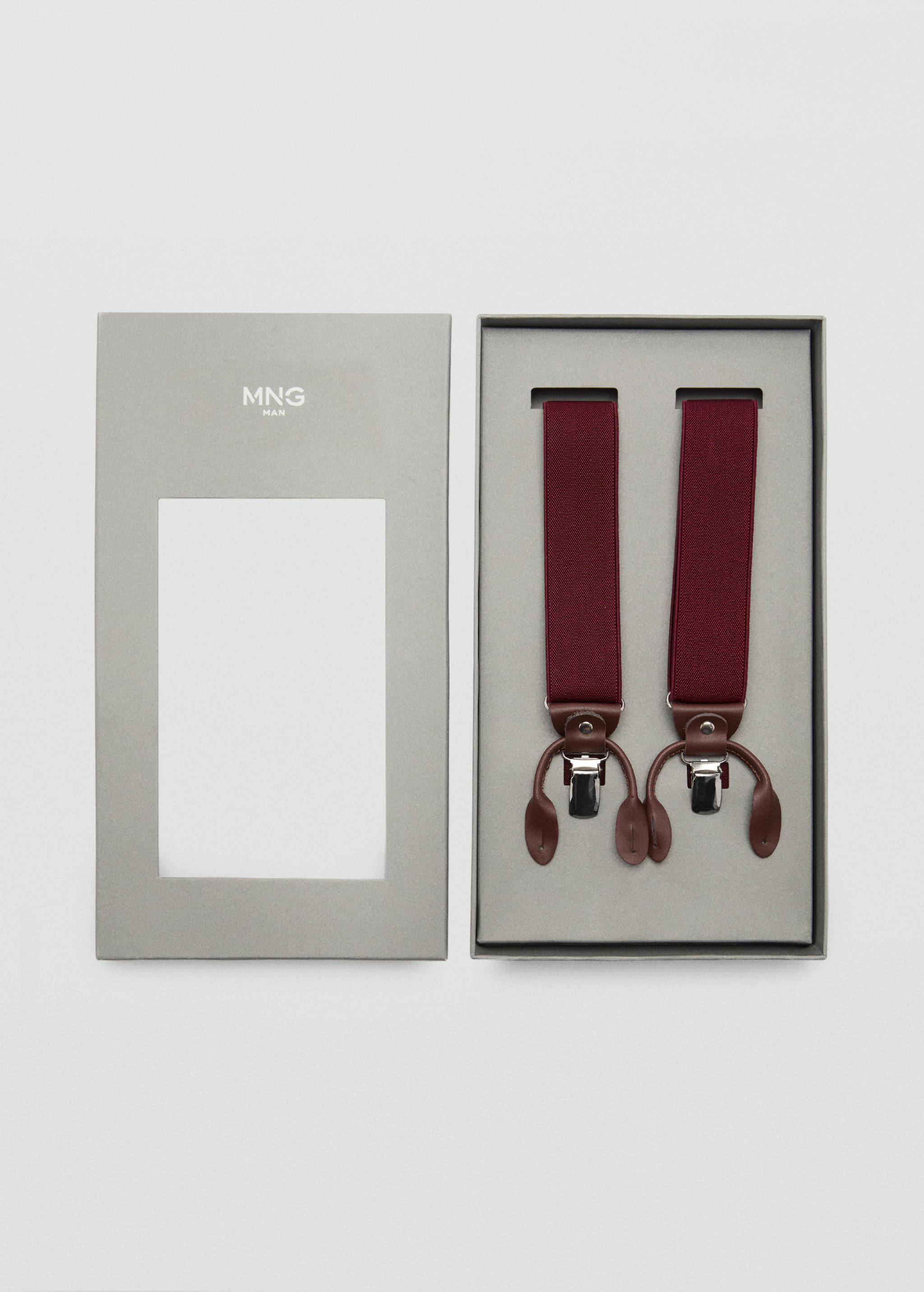 Bretelles élastiques réglables détails cuir - Plan moyen