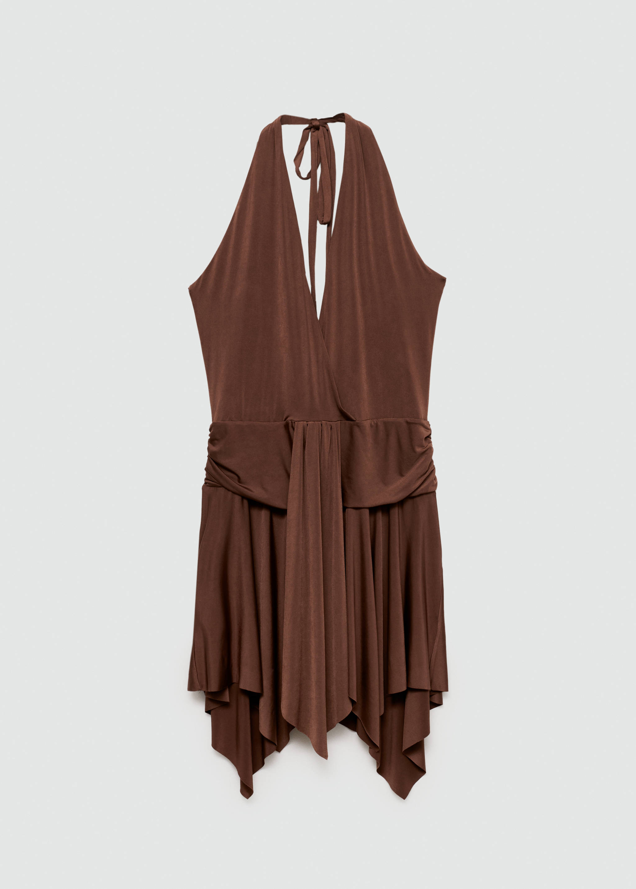 Asymmetrical halter dress - Article without model