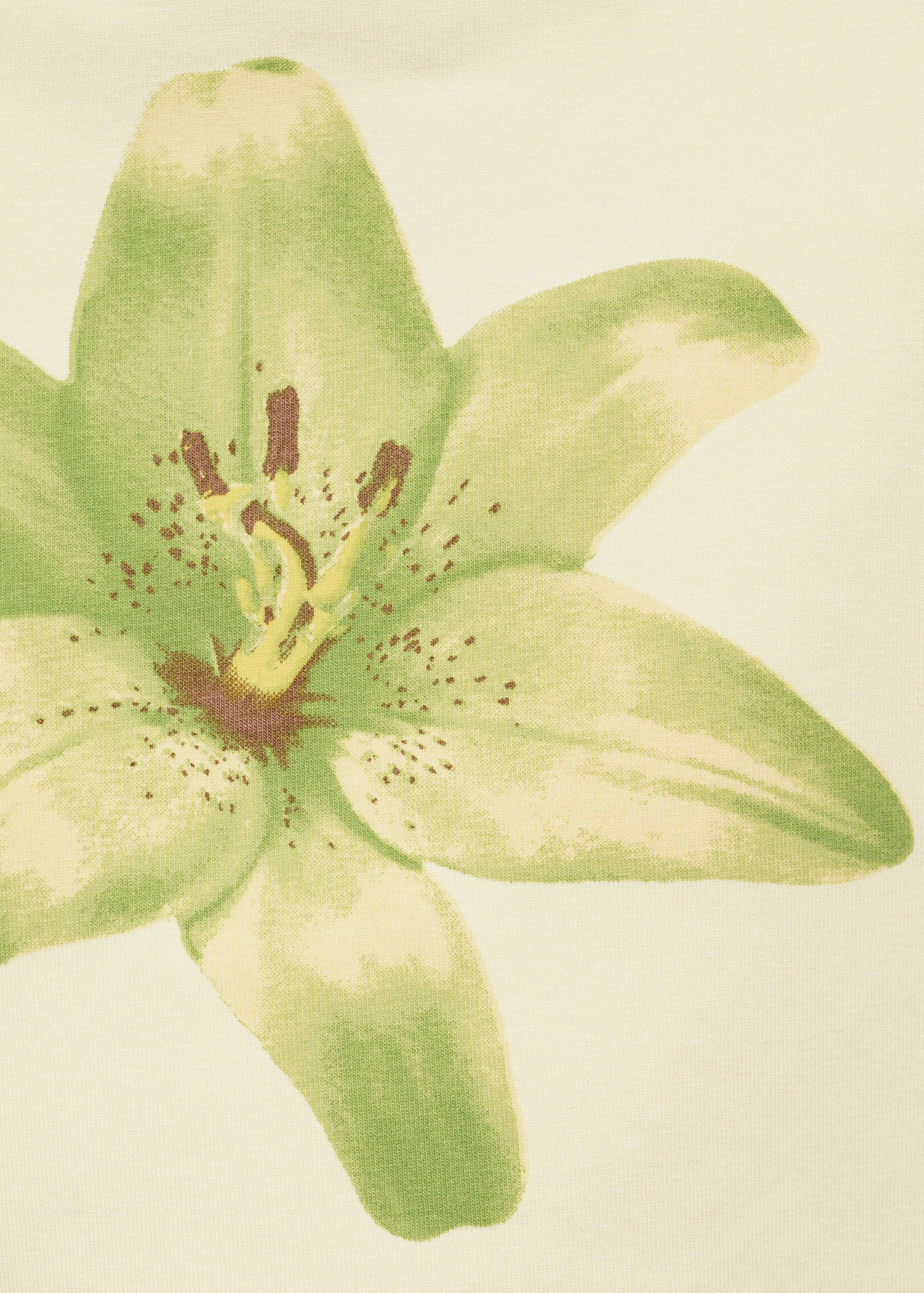 Printed halter-neck cropped top - Details of the article 8