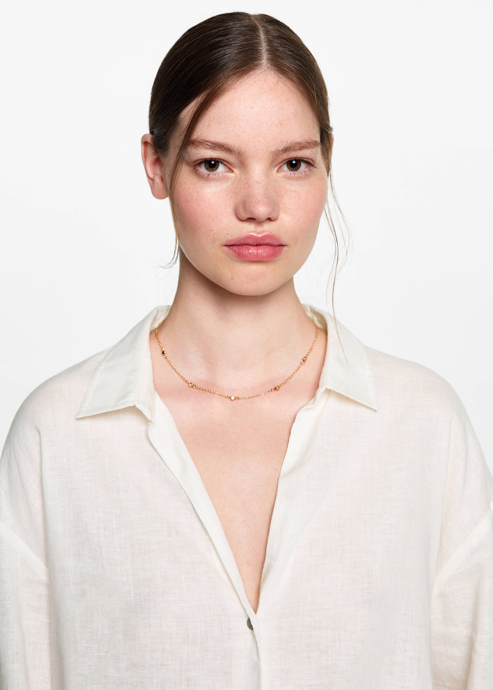 Camisa regular fit lino - Detalle del artículo 1