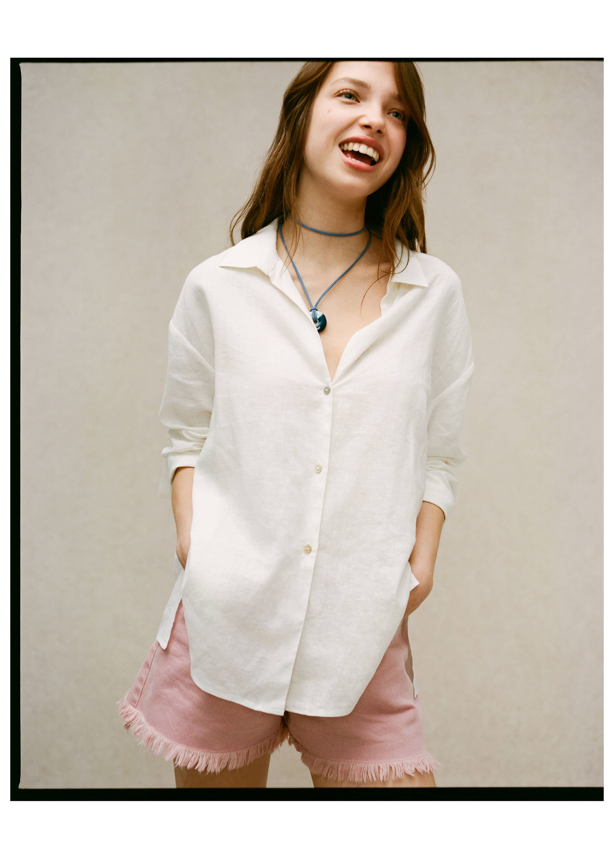 Camisa regular fit lino - Detalle del artículo 5