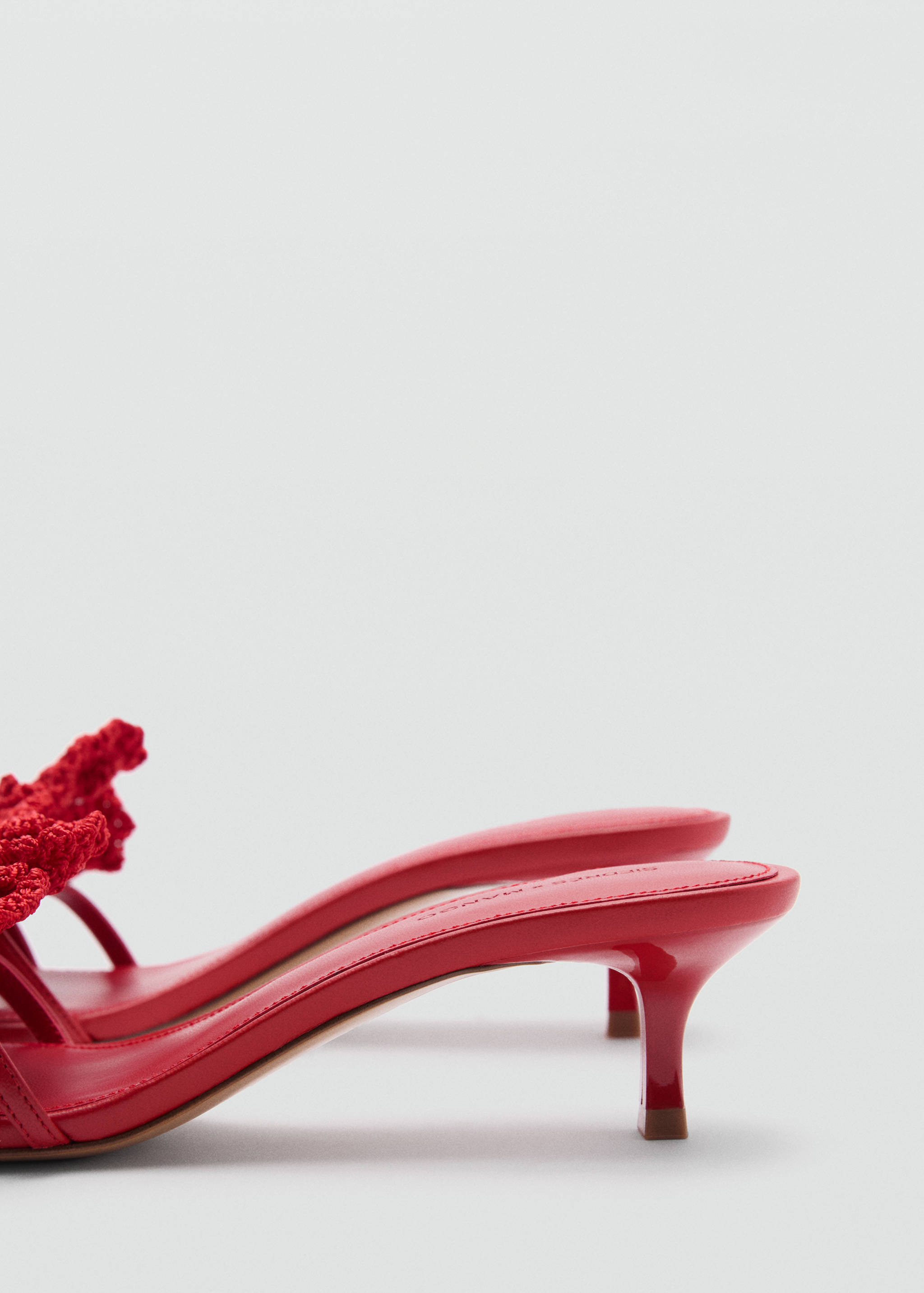 Sandales cuir talon fleur - Détail de l'article 2