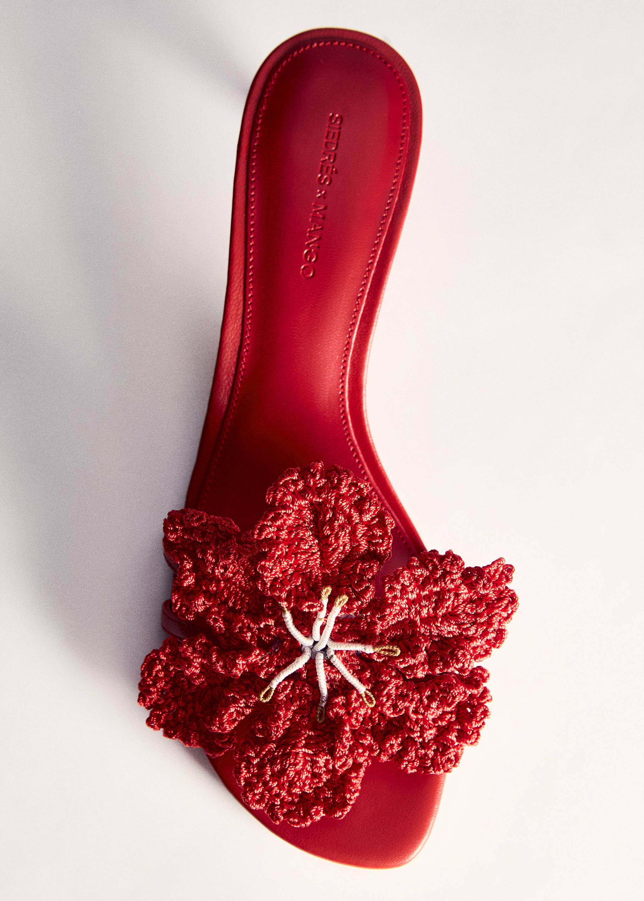 Sandales cuir talon fleur - Détail de l'article 5