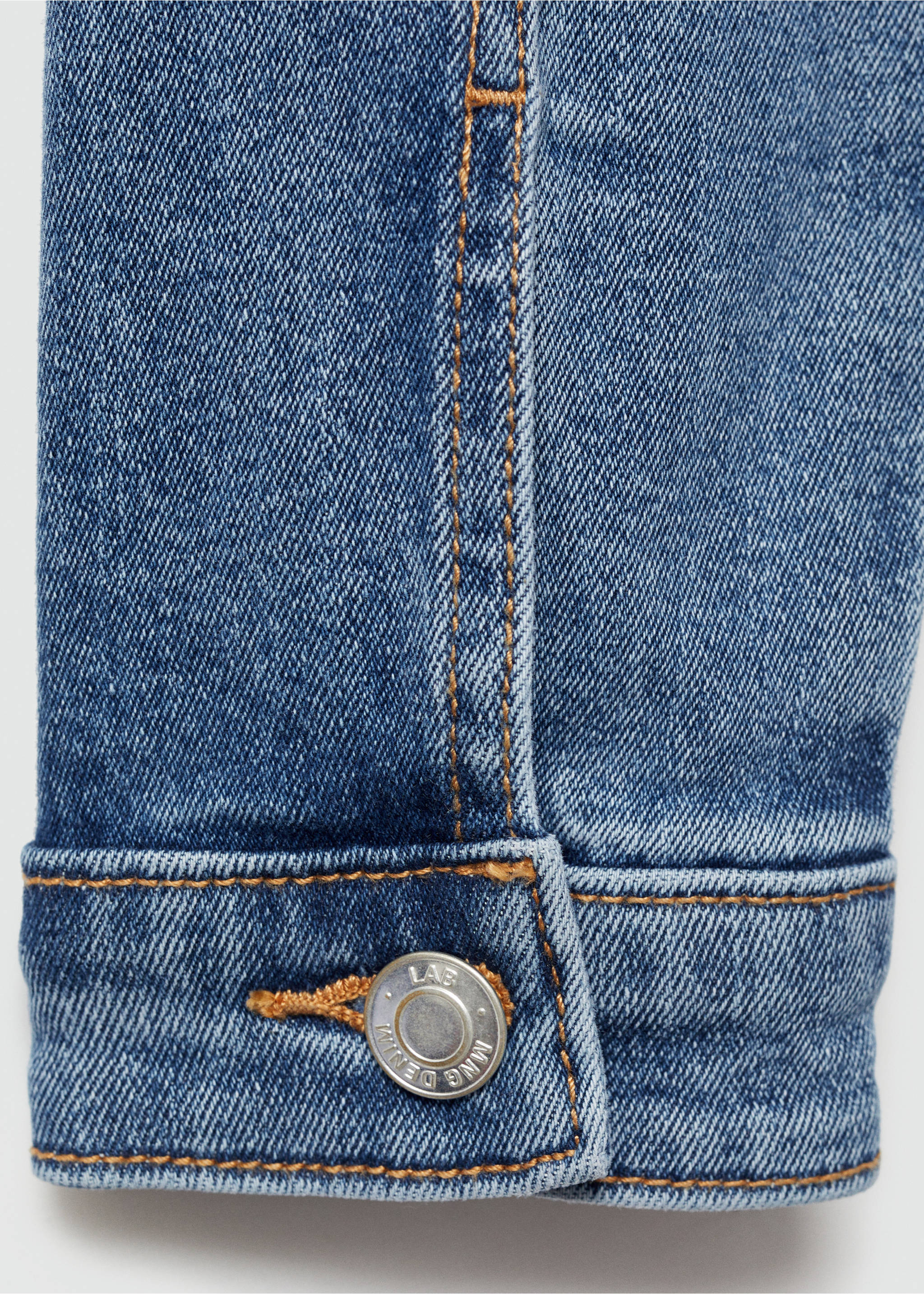 Blouson en jean poches - Détail de l'article 0, Bleu moyen. Ref: 77061010-00.