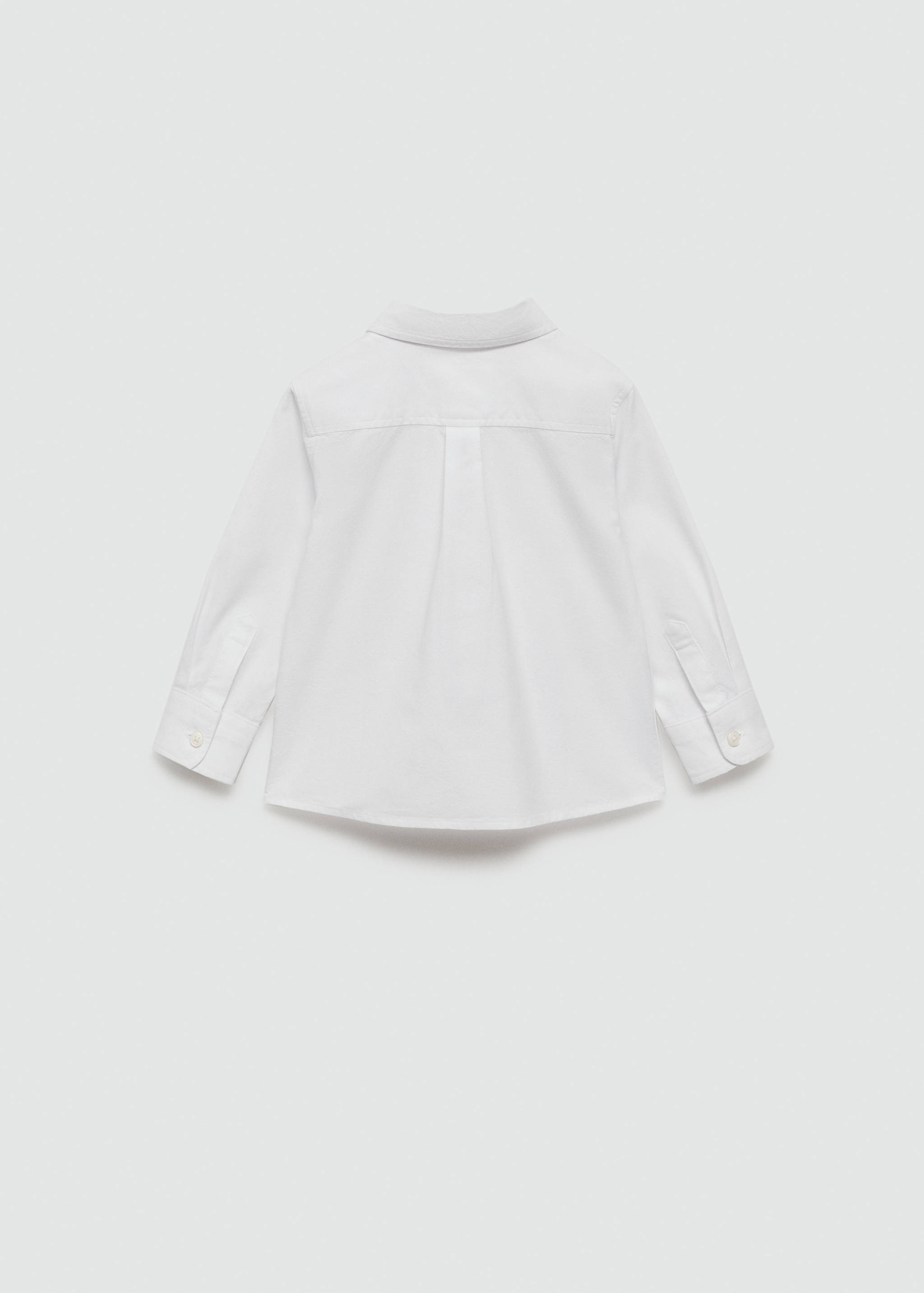 Oxford cotton shirt - Reverse of the article