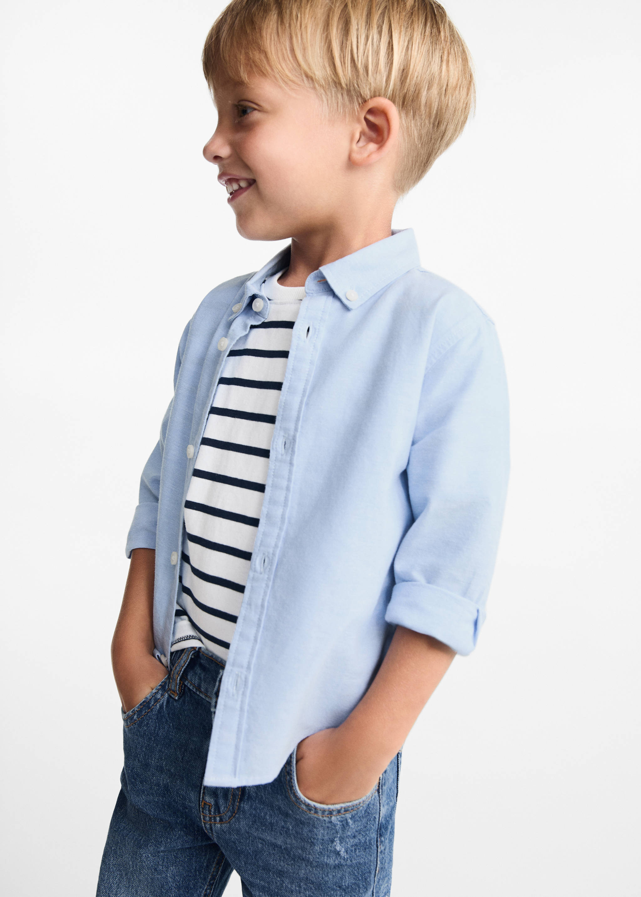 Oxford cotton shirt - Medium plane