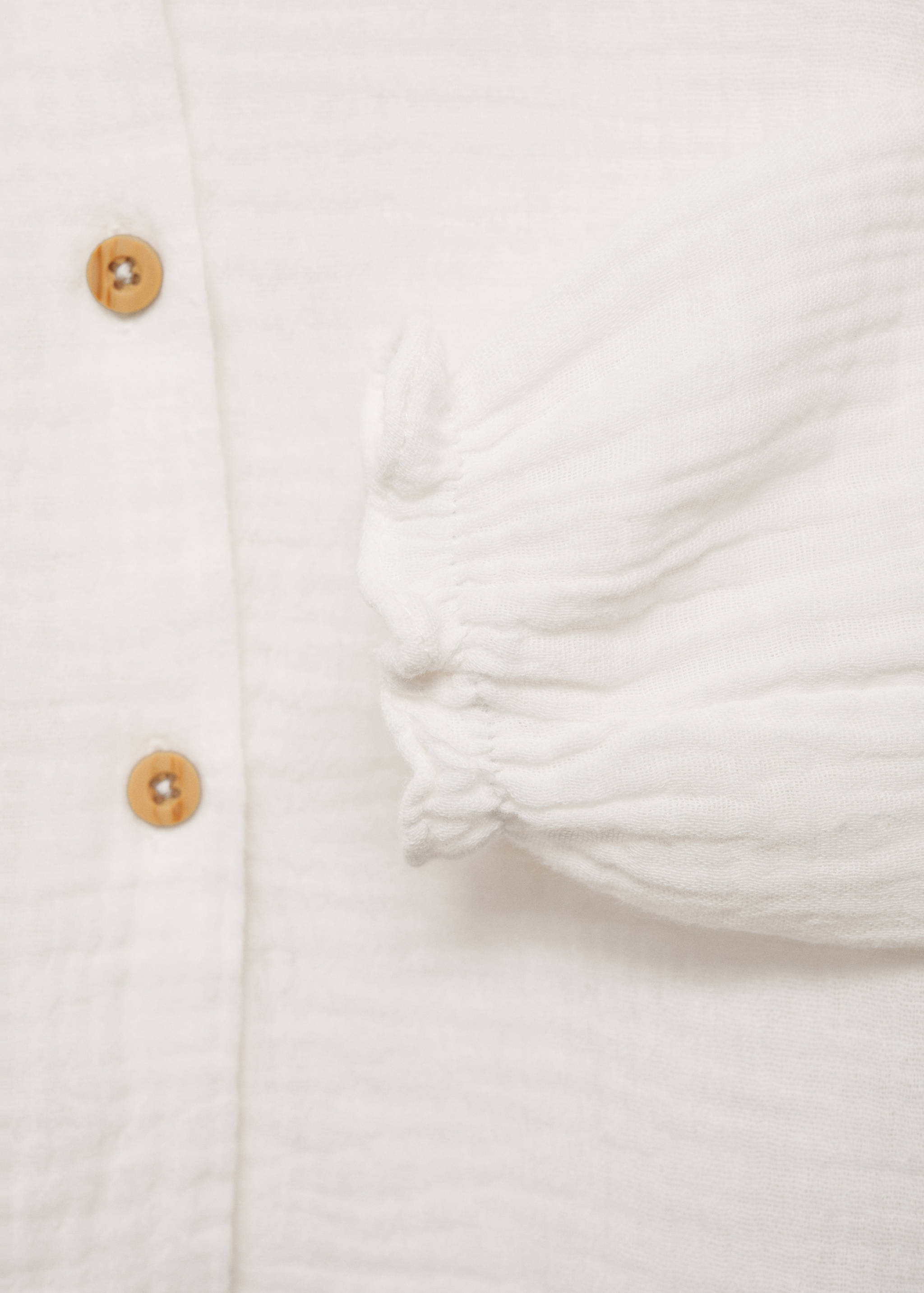 Cheesecloth cotton blouse - Details of the article 0