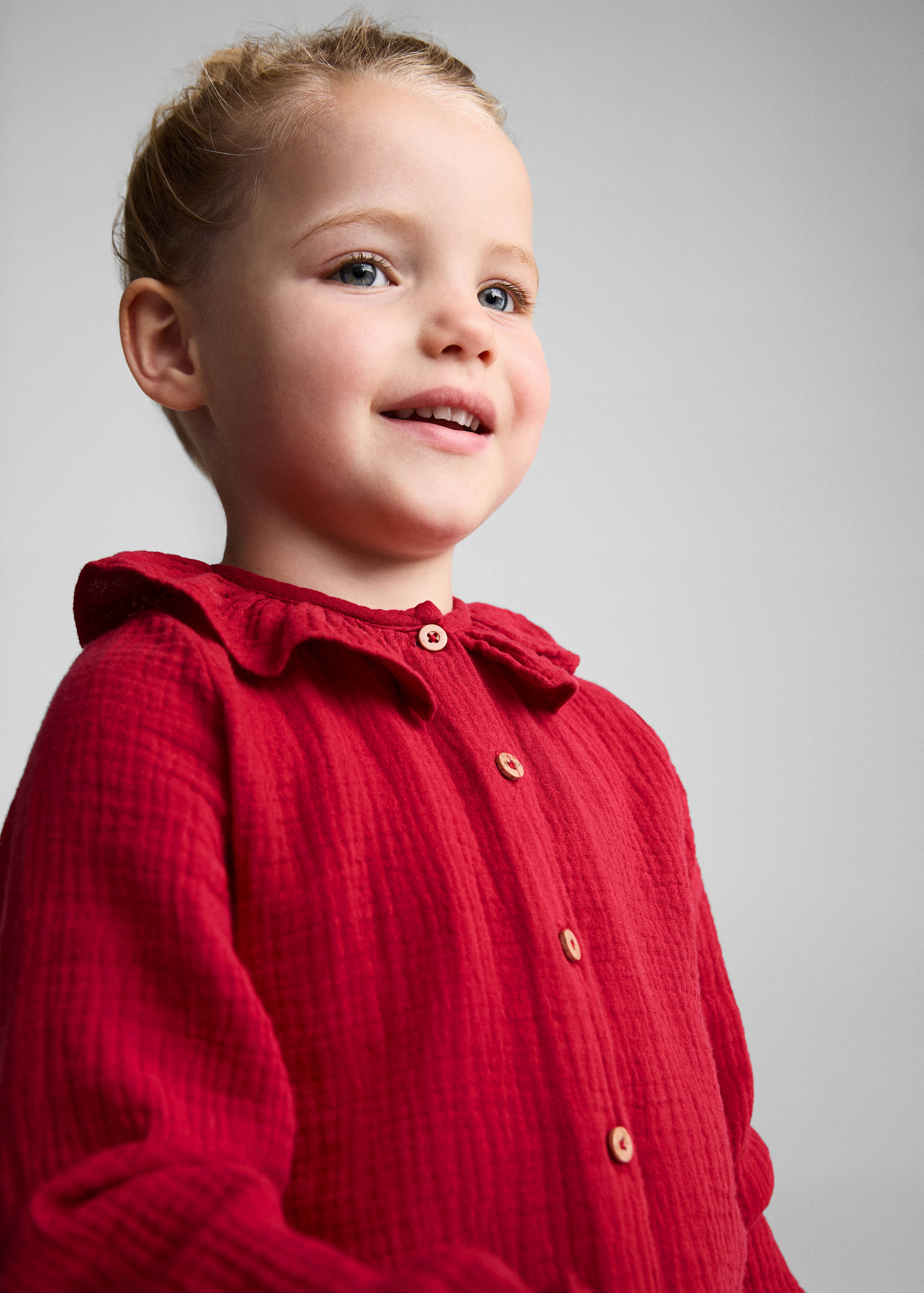 Cheesecloth cotton blouse - Details of the article 1