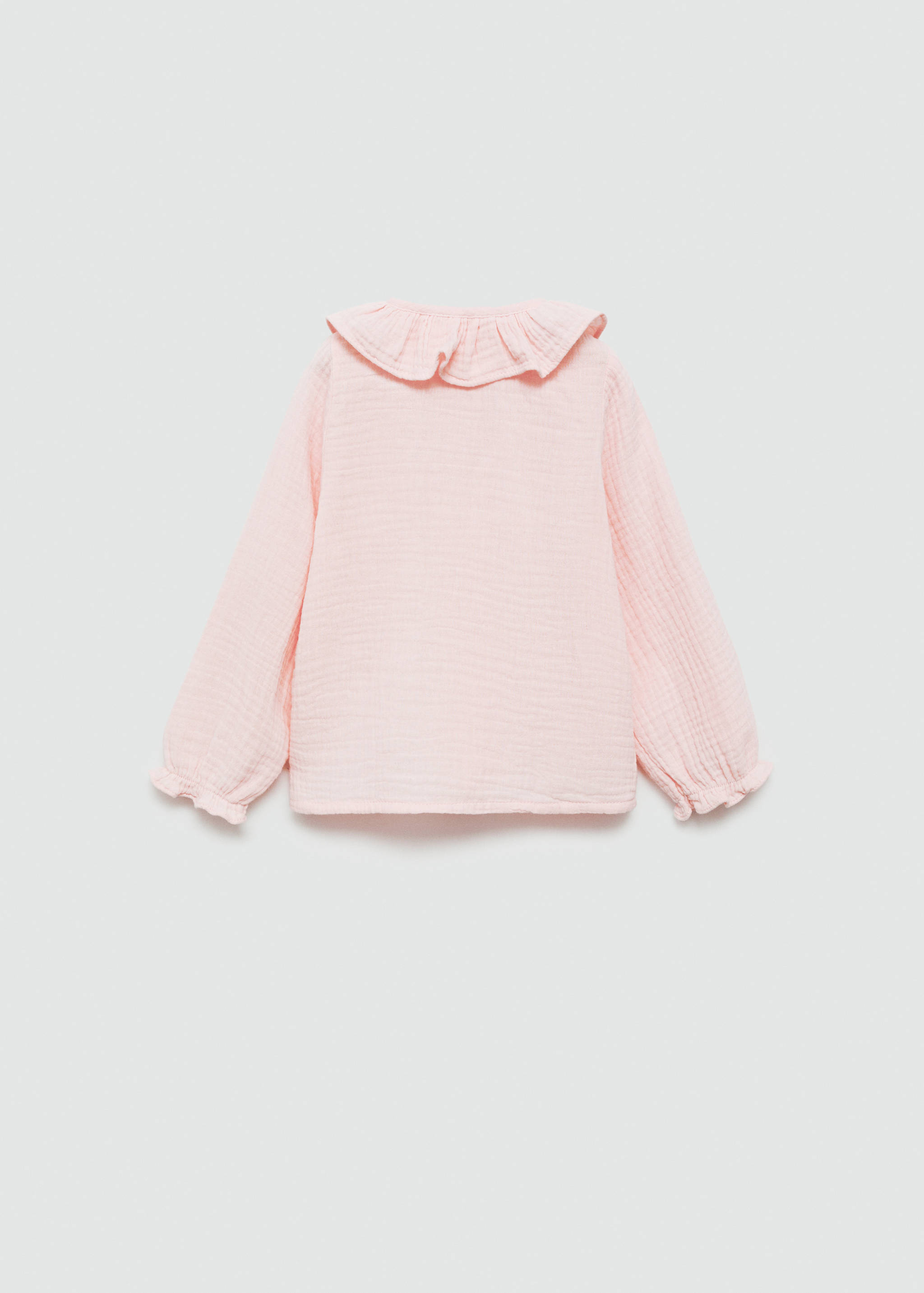 Cheesecloth cotton blouse - Reverse of the article