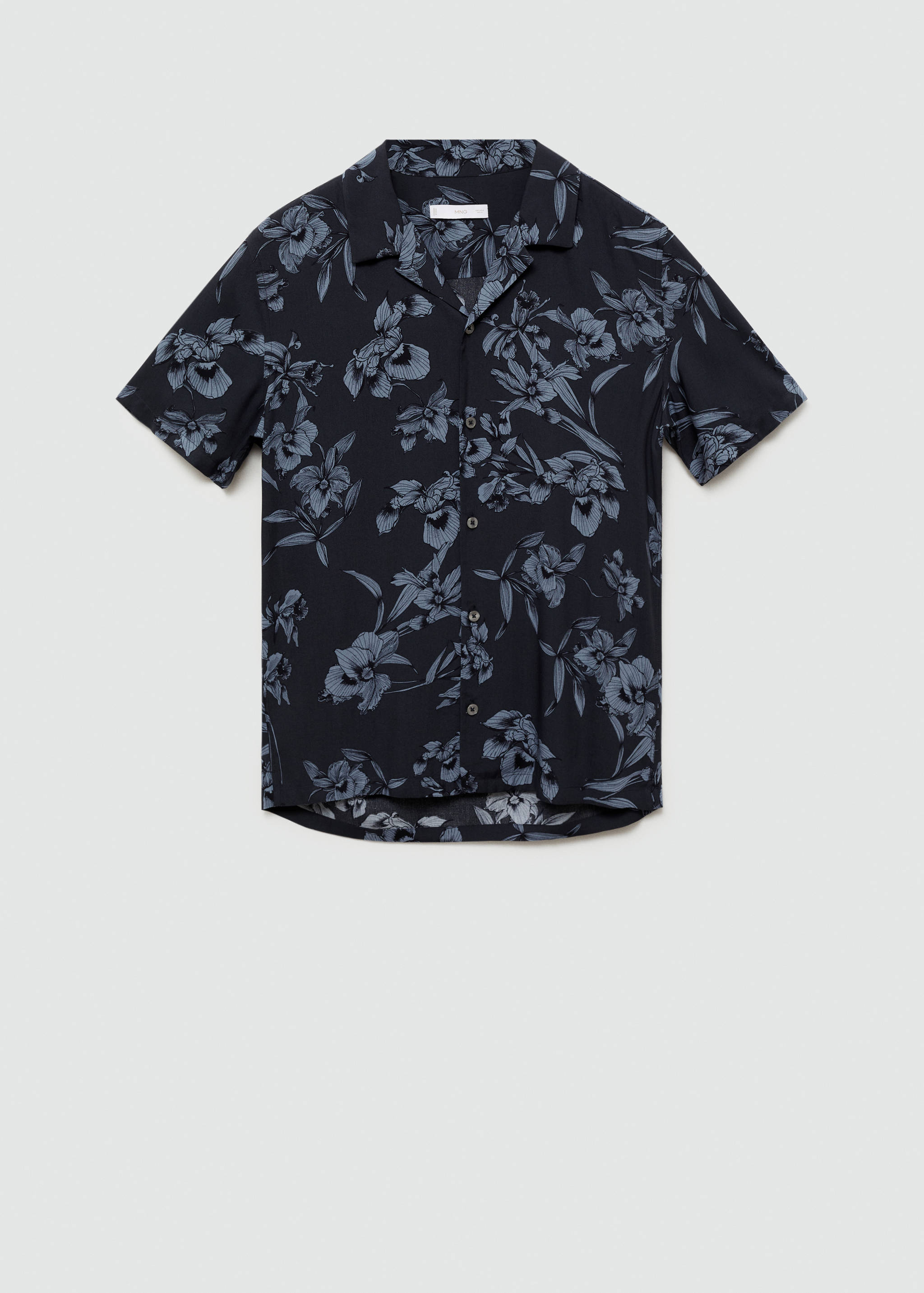 Camisa fluida estampado hawaiano - Artículo sin modelo