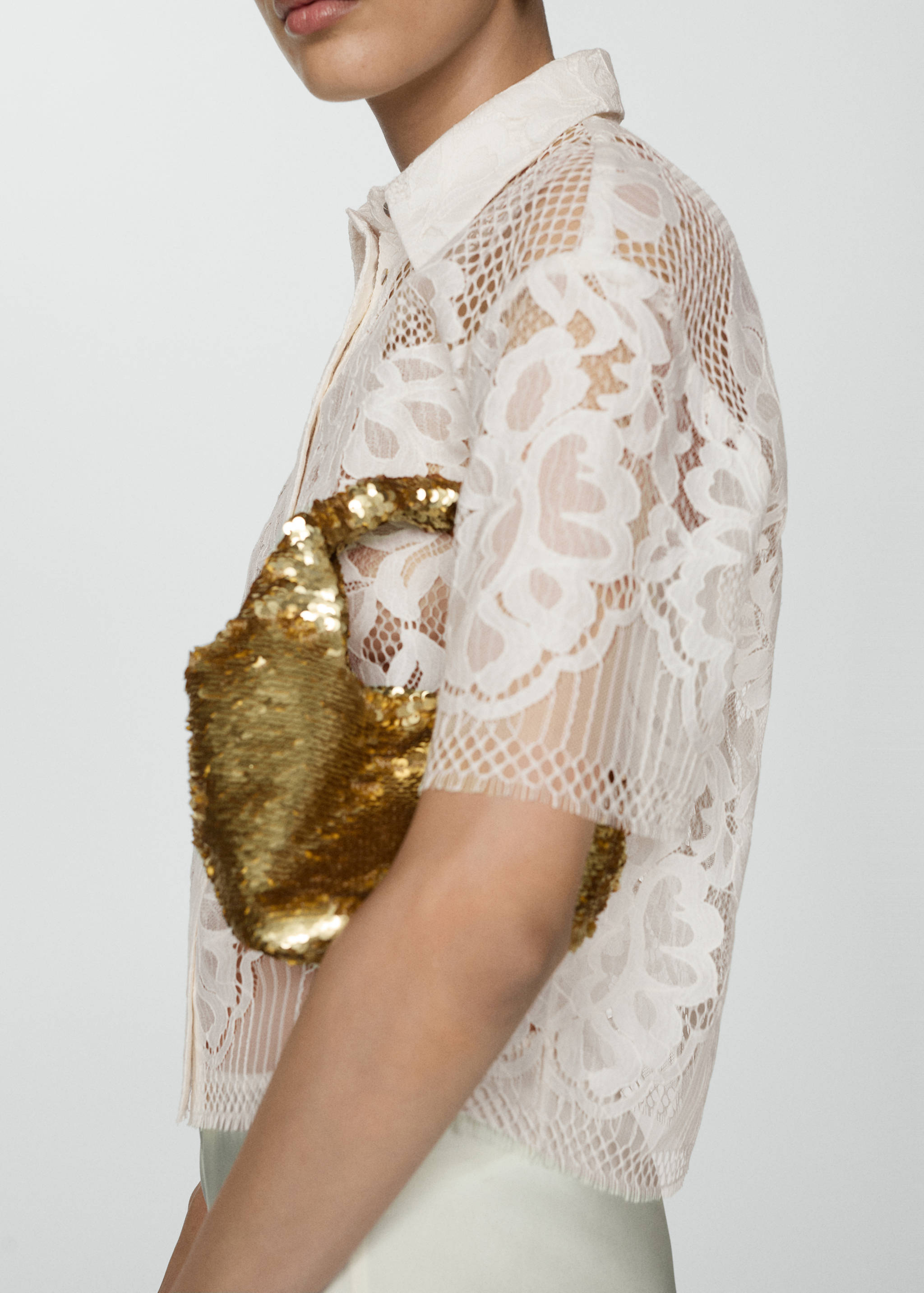 Chemise brodée manches courtes - Détail de l'article 6