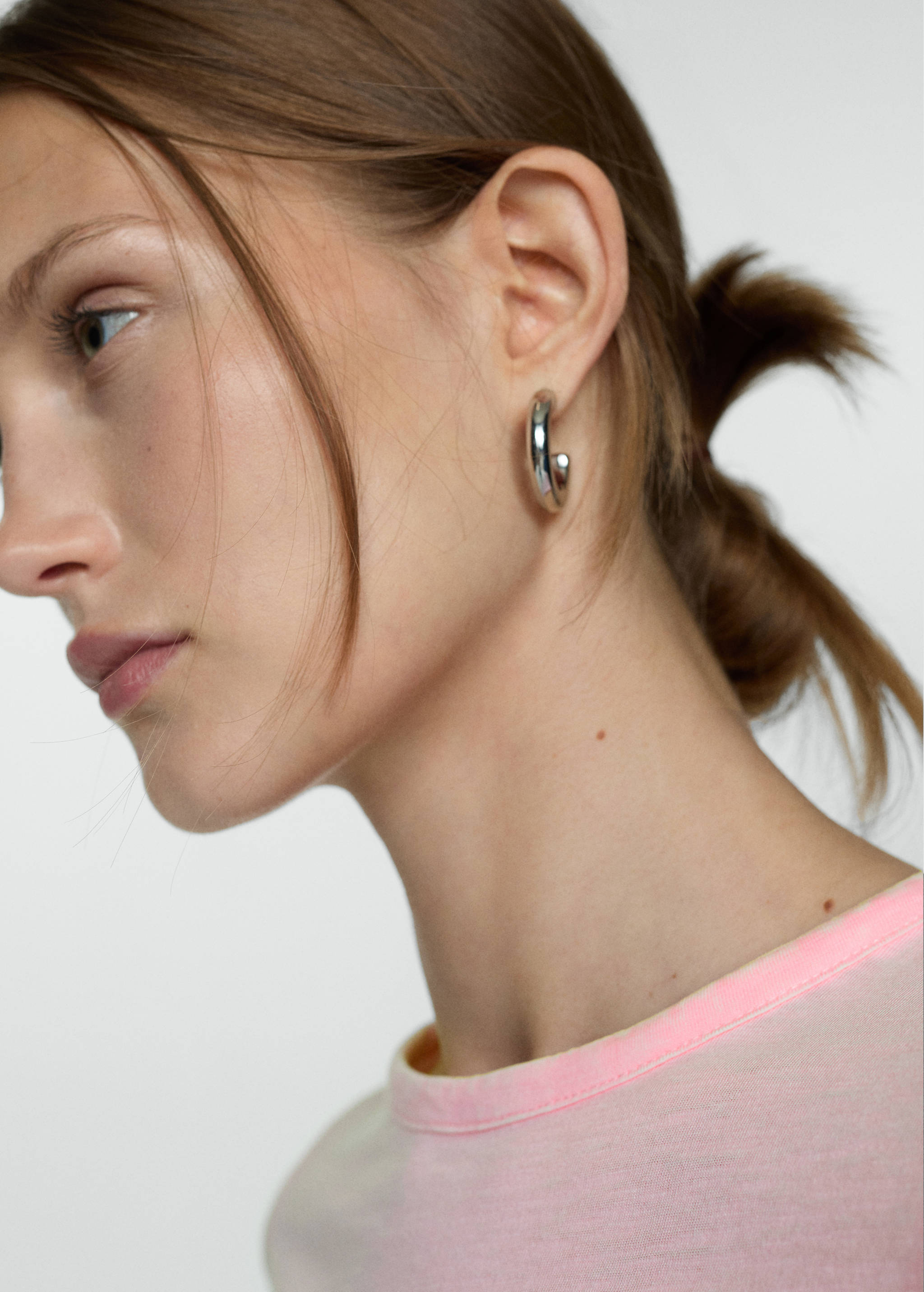 Kısa kollu pamuklu tişört - Ürün detayı 1