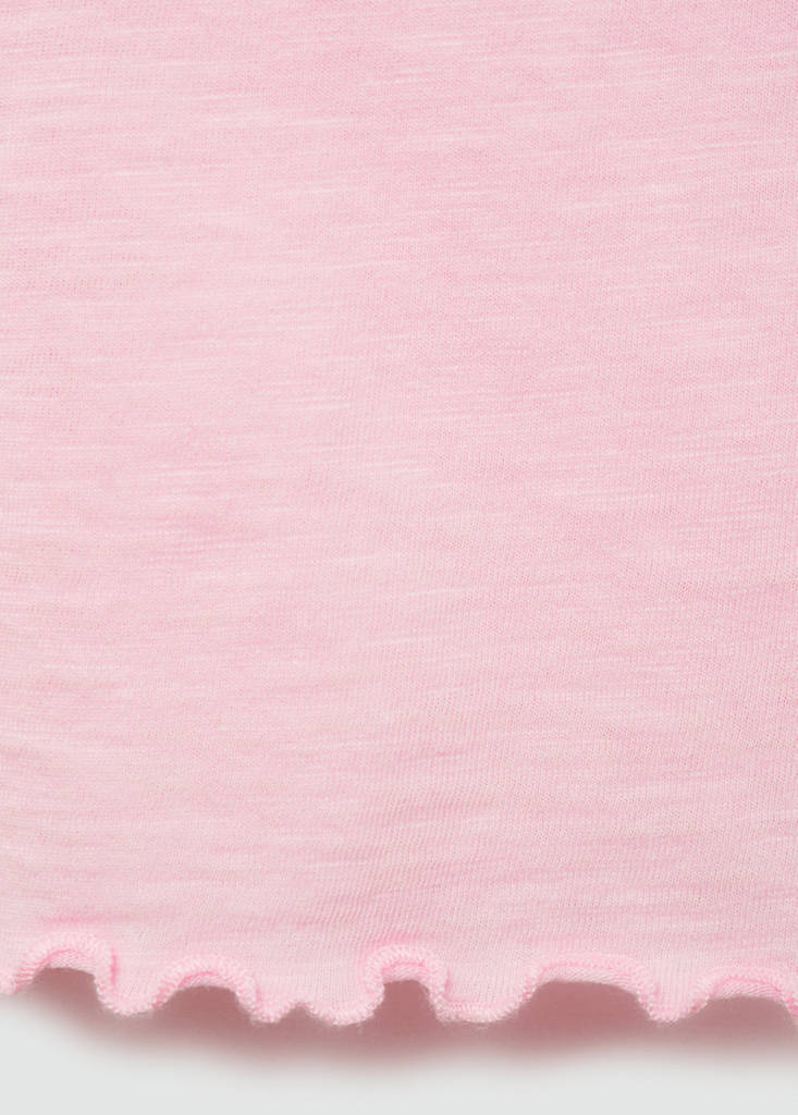Short-sleeved cotton t-shirt — Pastel Pink